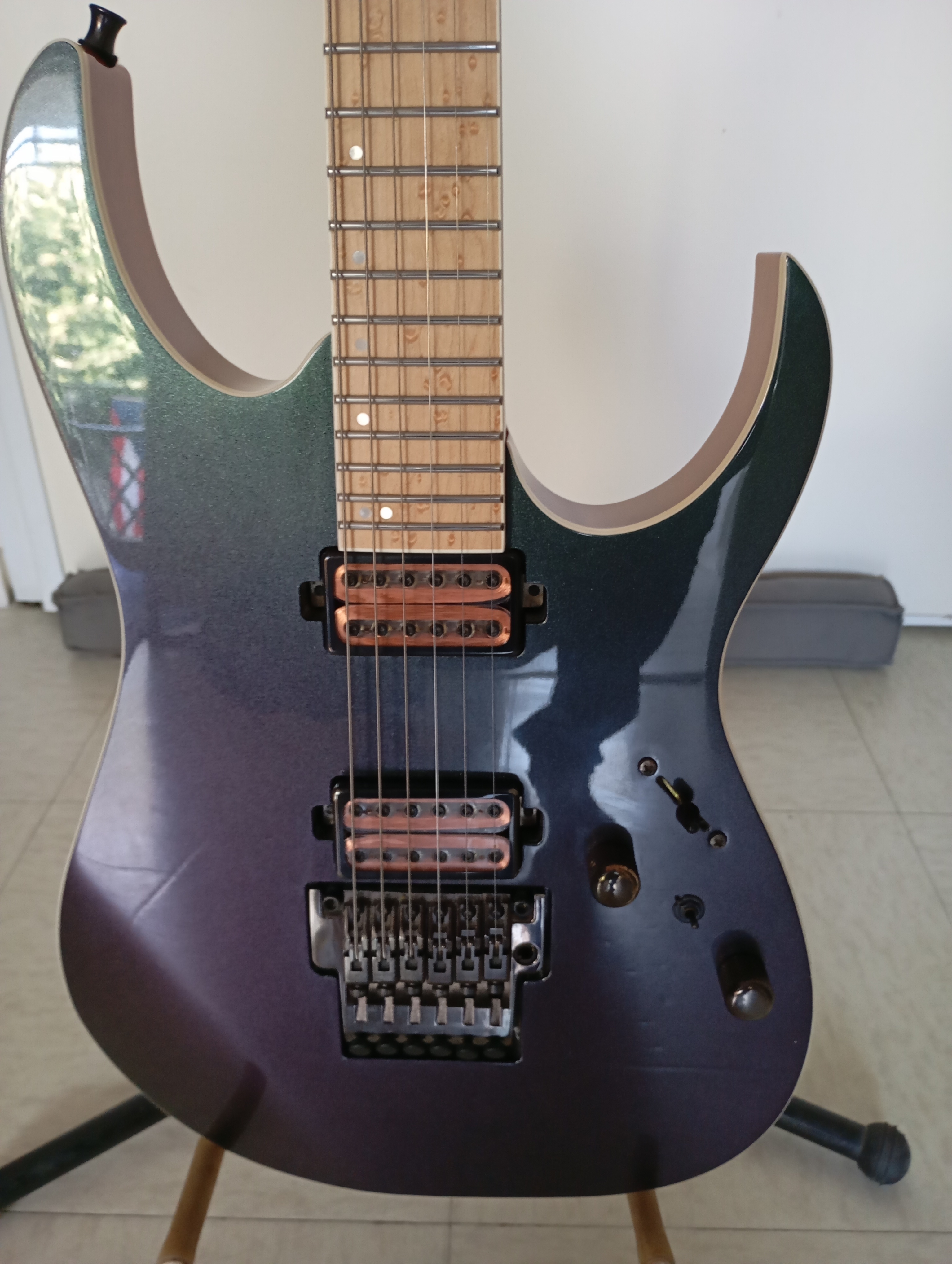Ibanez RG5120M-PRT Polar Lights Prestige + fly case.