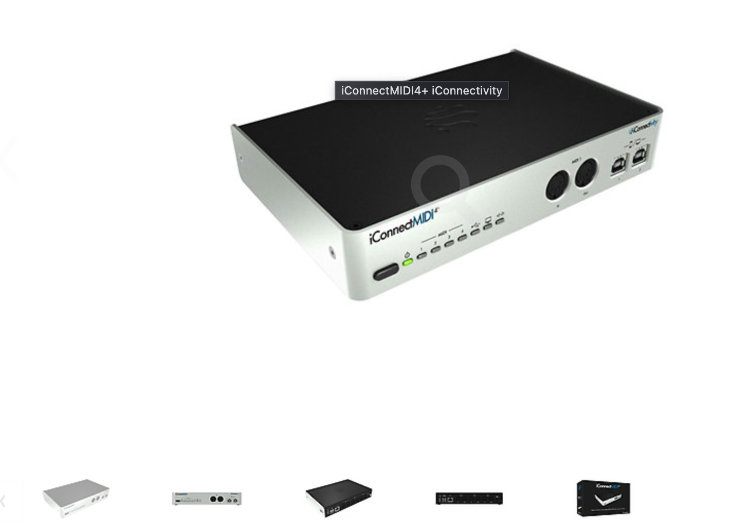 Interface mdi Iconnect midi 4+
