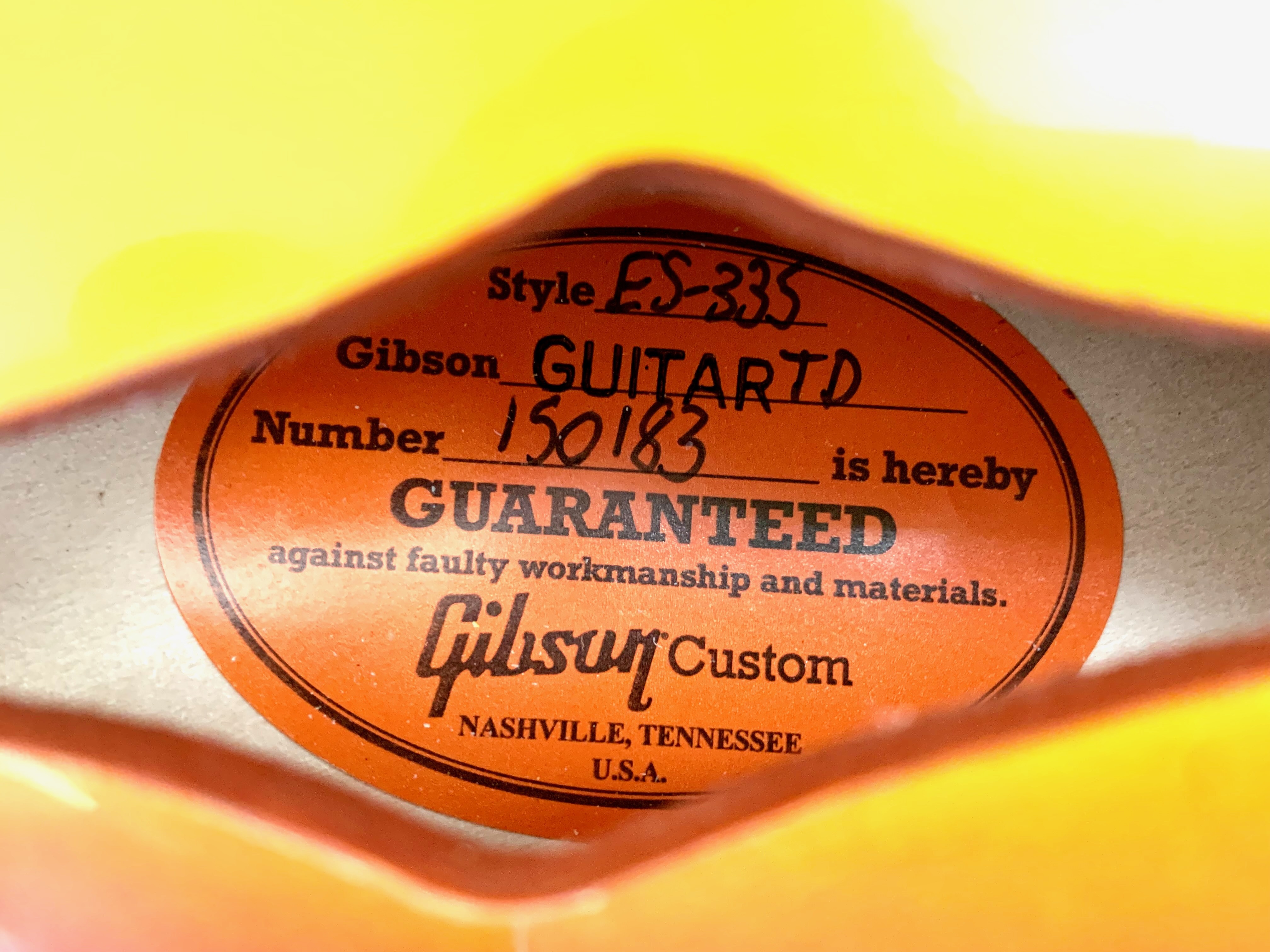 Gibson Custom Shop 1964 ES-335 Reissue (96983)