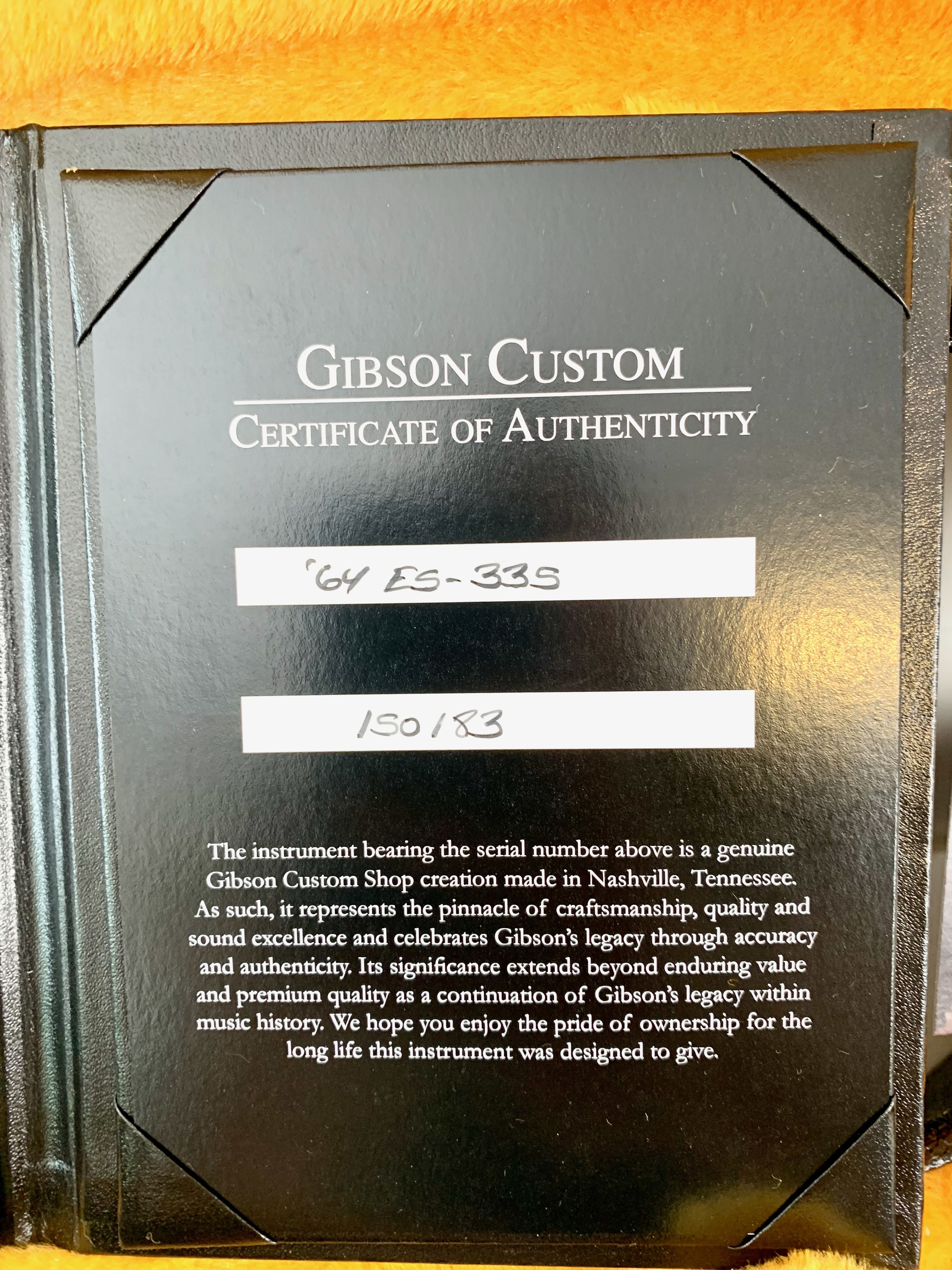 Gibson Custom Shop 1964 ES-335 Reissue (61997)