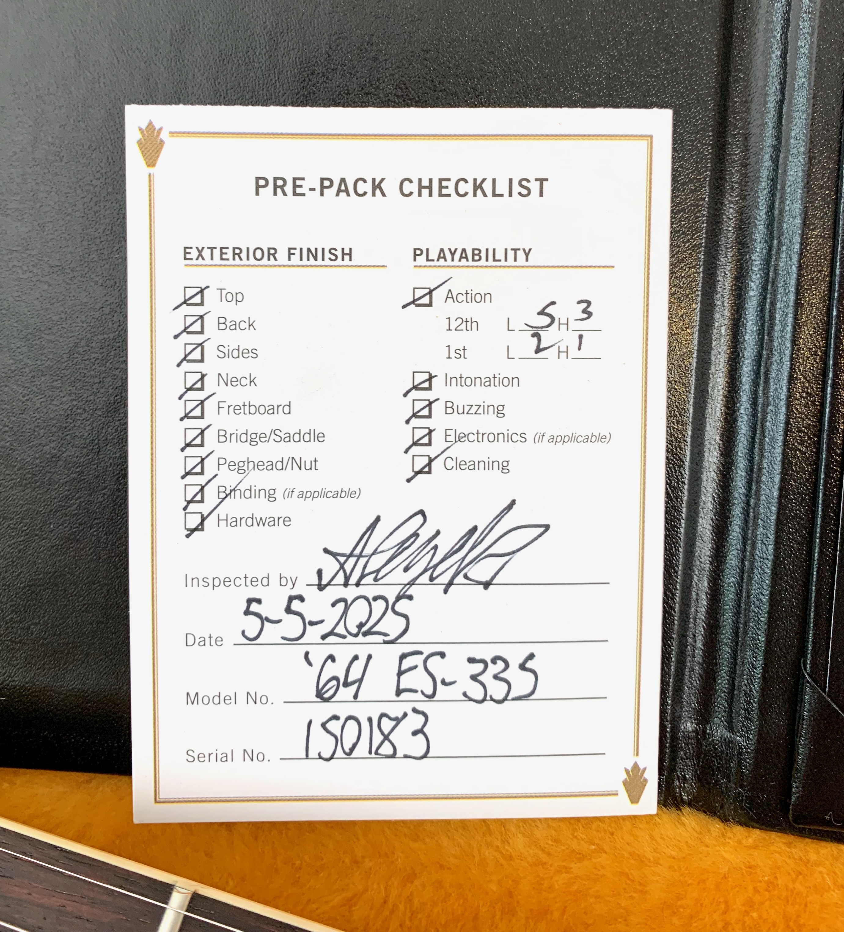 Gibson Custom Shop 1964 ES-335 Reissue (72006)