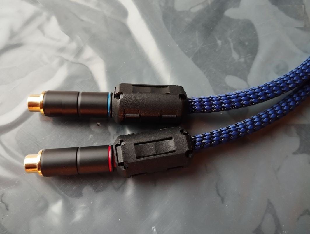 Audiophile / 1 x 1 m / Cable / Cordon / Splitter / 1xRCA Male / 2xRCA Femelle / Litz / Art Audio SR2