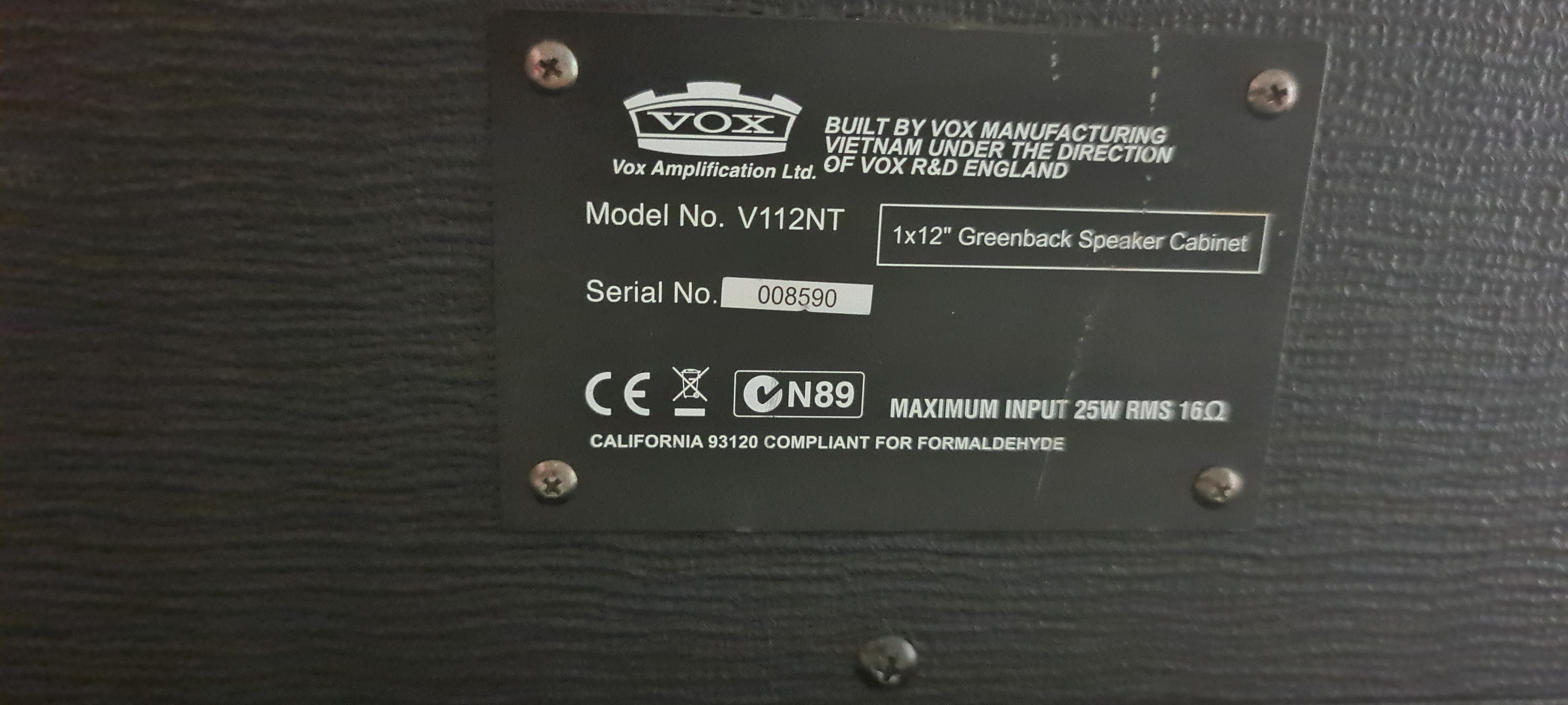 Vox V112NT (65625)