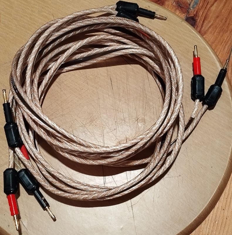 Audiophile / 2 x 2 m / Cable / Enceinte / Cordon / HP / Odiosis / HF Pro BM / Art Audio