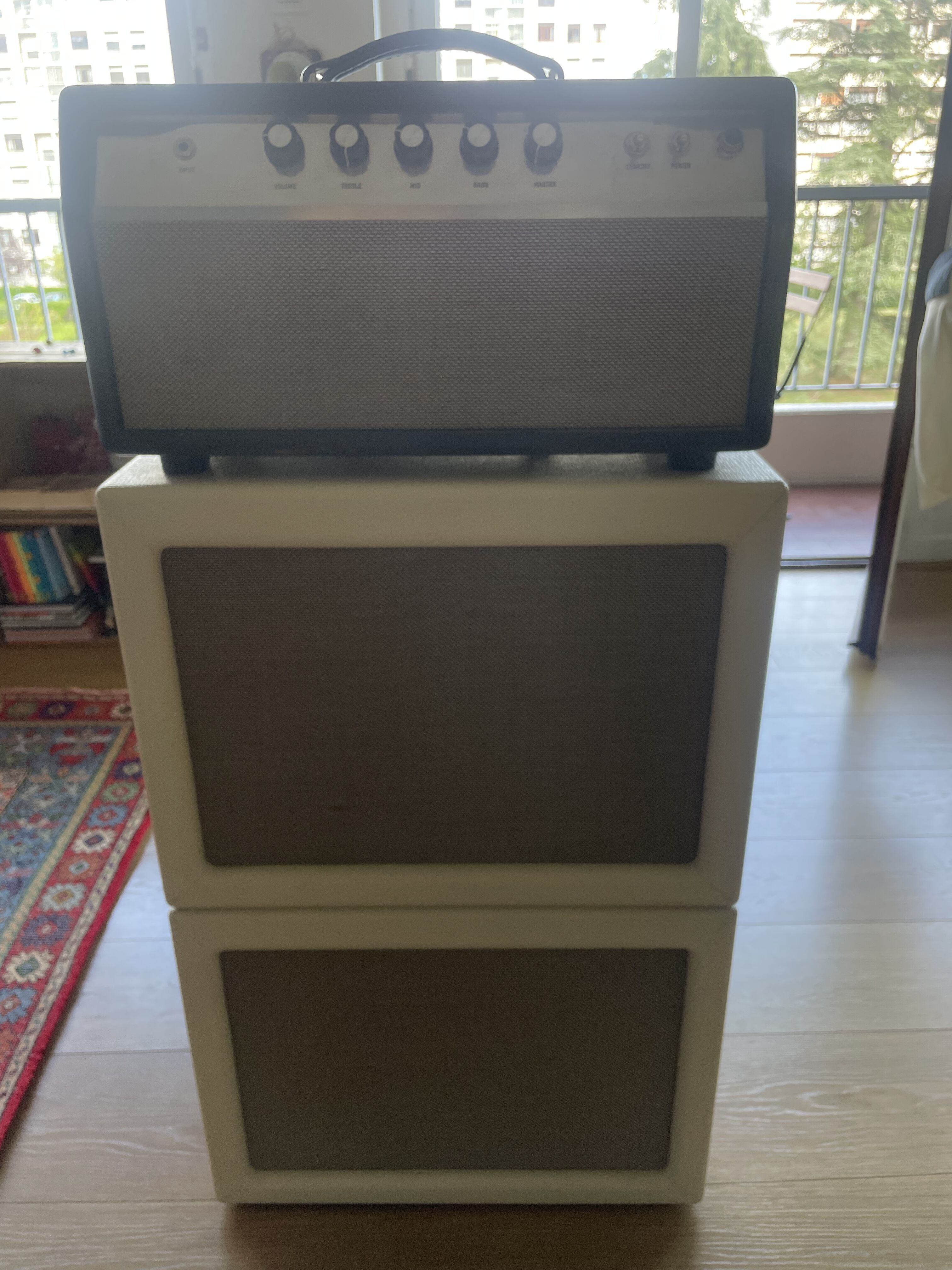 Tête d'ampli JMH CUSTOM DELUXE REVERB 15W fait main