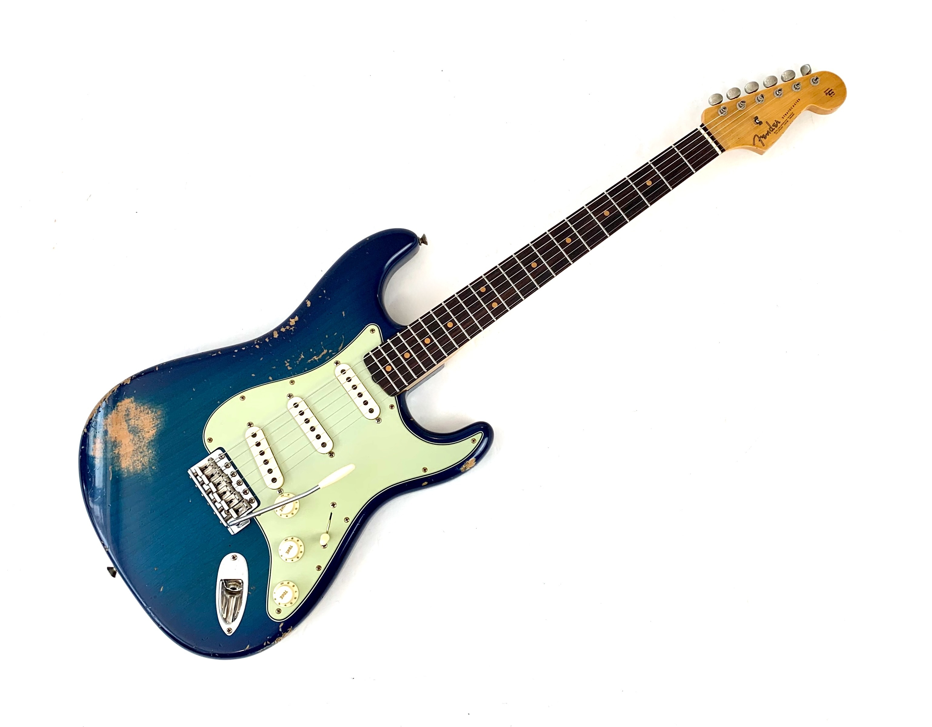Fender Stratocaster 64 L-Series Heavy Relic Custom Shop 2025 Blue Burst