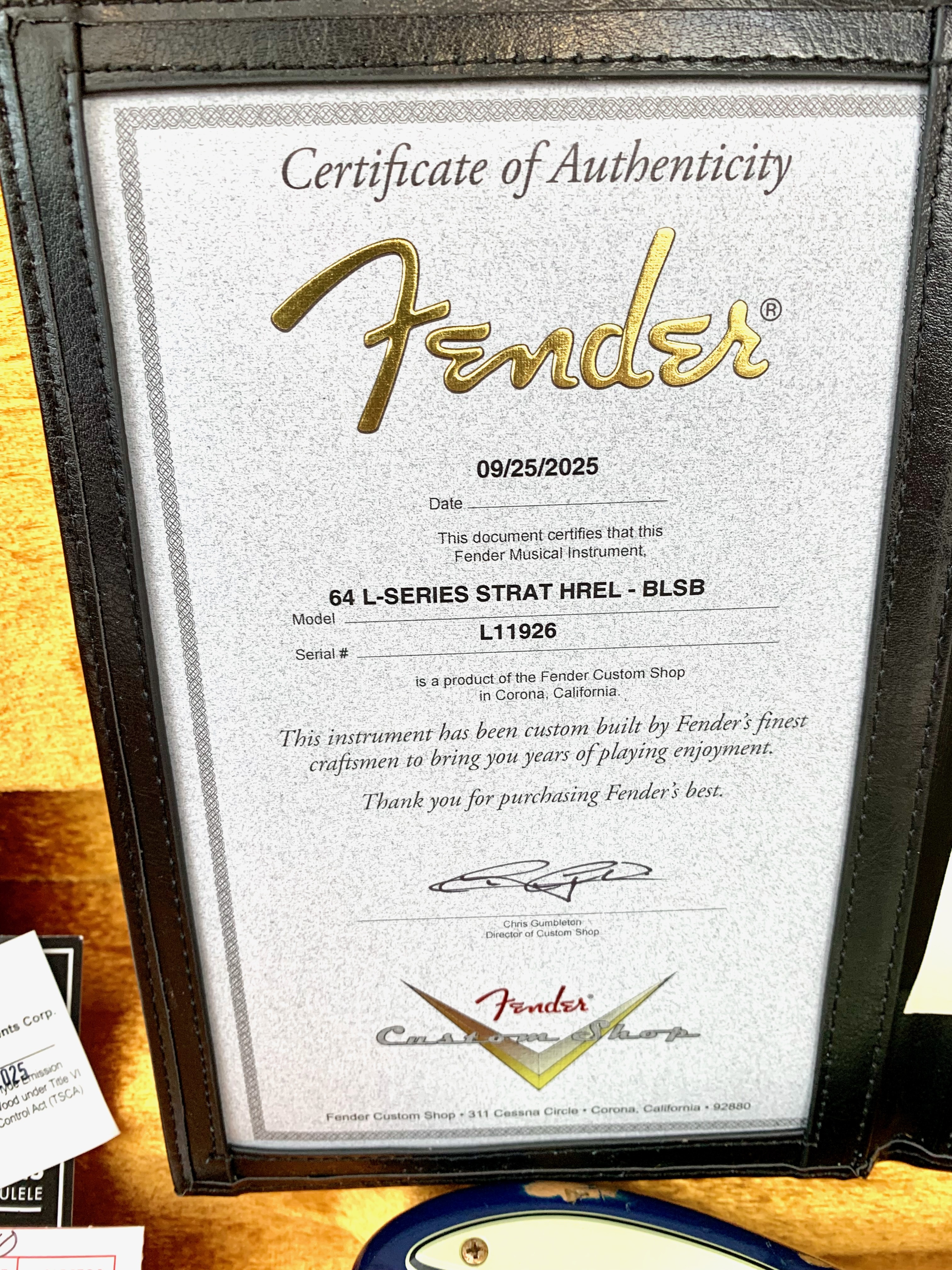 Fender Custom Shop Time Machine '64 Heavy Relic Stratocaster (57604)