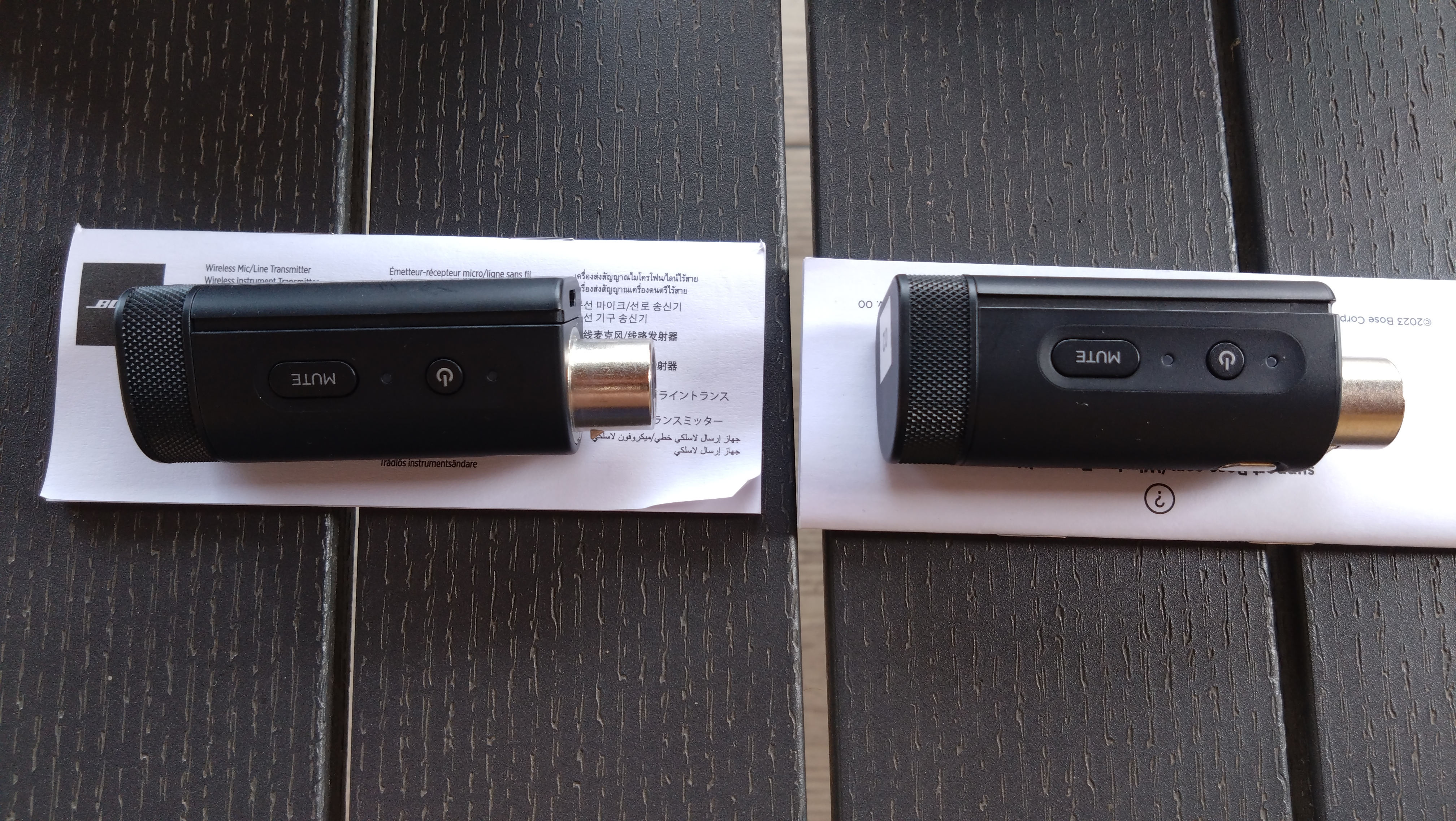 2 x transmetteur BOSE WIRELESS XLR line et micro
