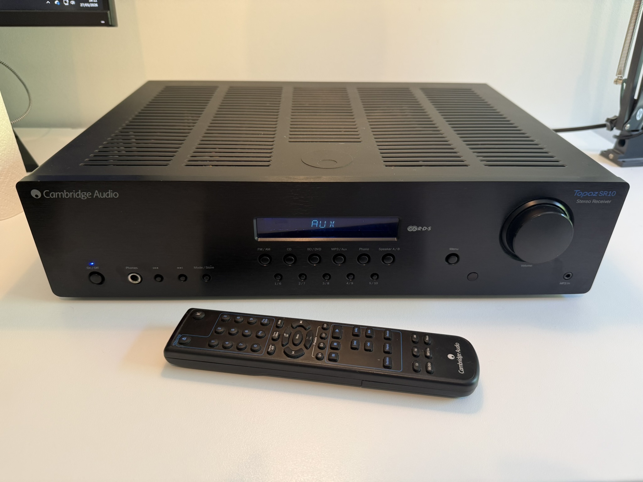 Amplificateur Hi-Fi Cambridge Audio Topaz SR10 V2 (2x85W) - Révisé + Télécommande