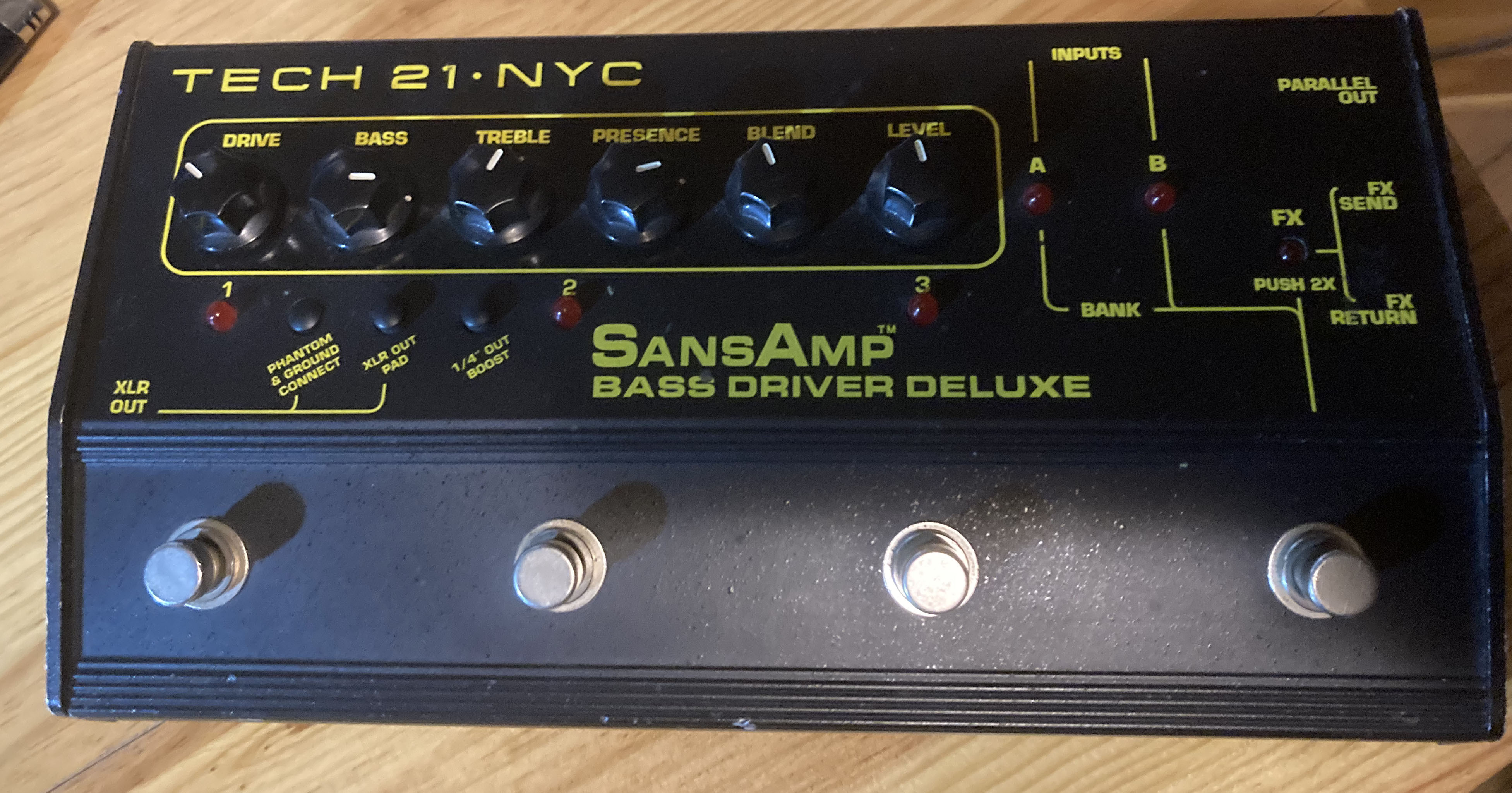 Vends Tech 21 SansAmp Bass Driver Deluxe