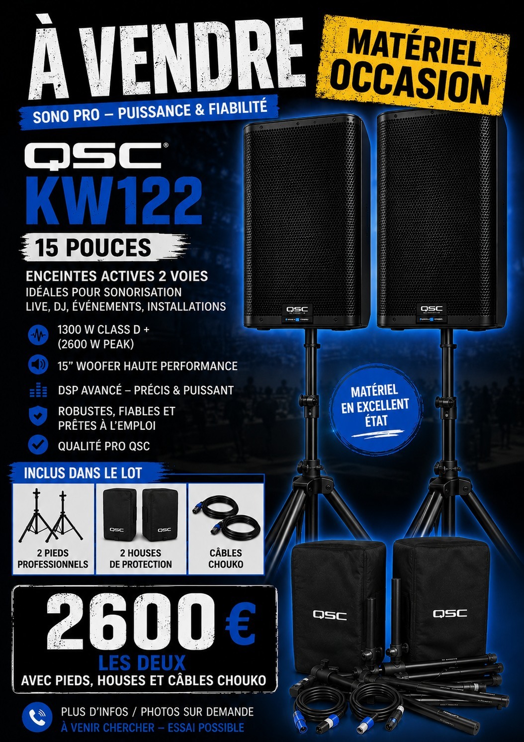 Enceintes QSC