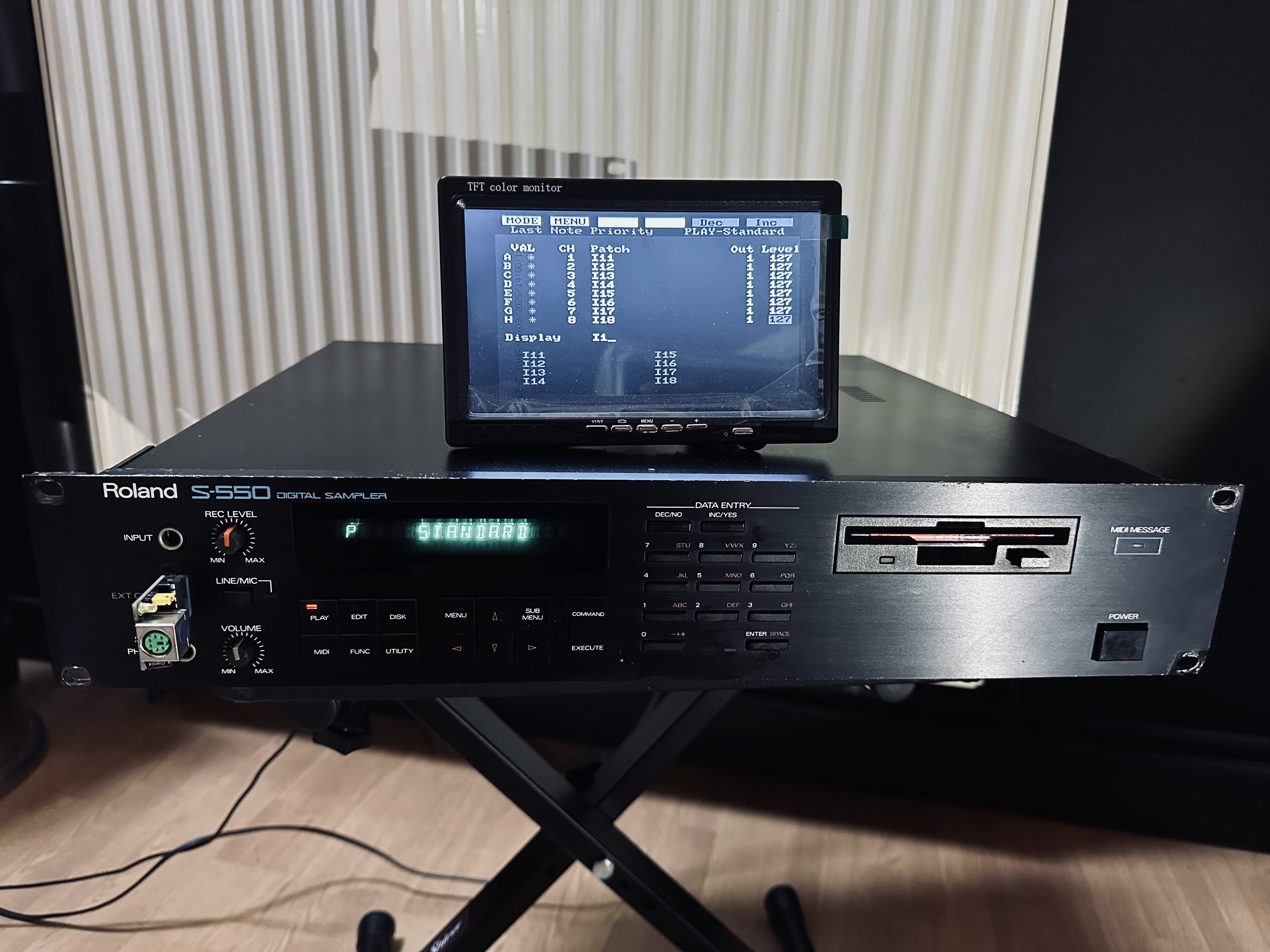 S-550 + Moniteur LCD et Port Souris