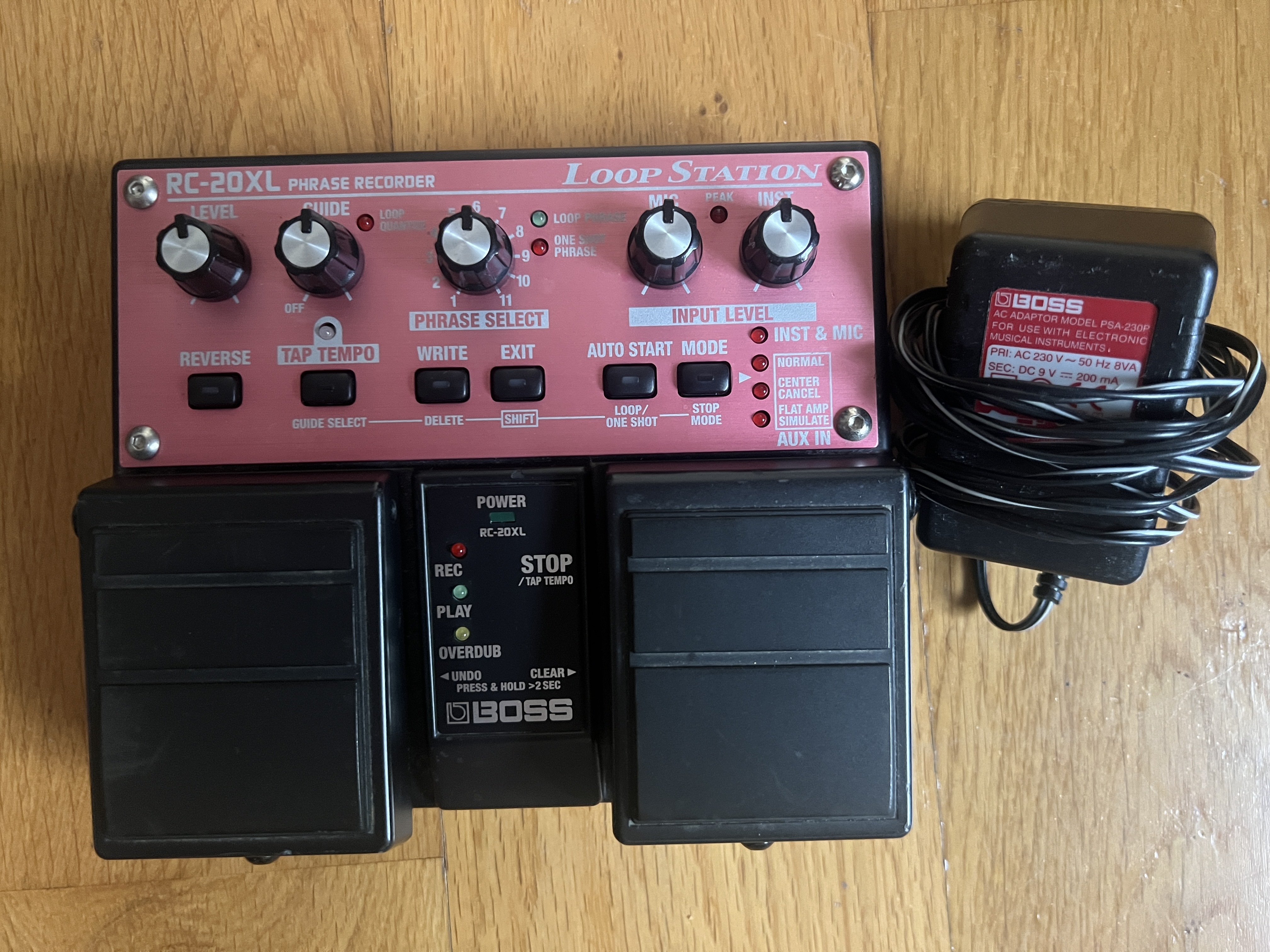 Looper guitare et voix Boss RC20 XL