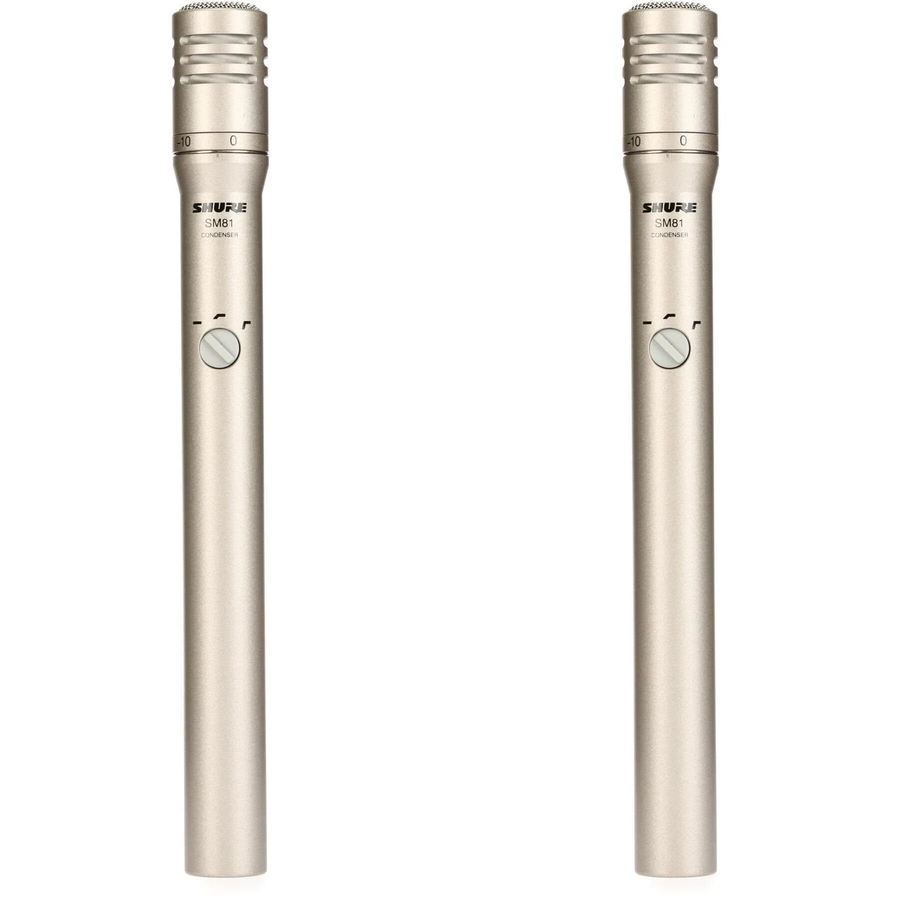 1 paire de shure SM81-LC