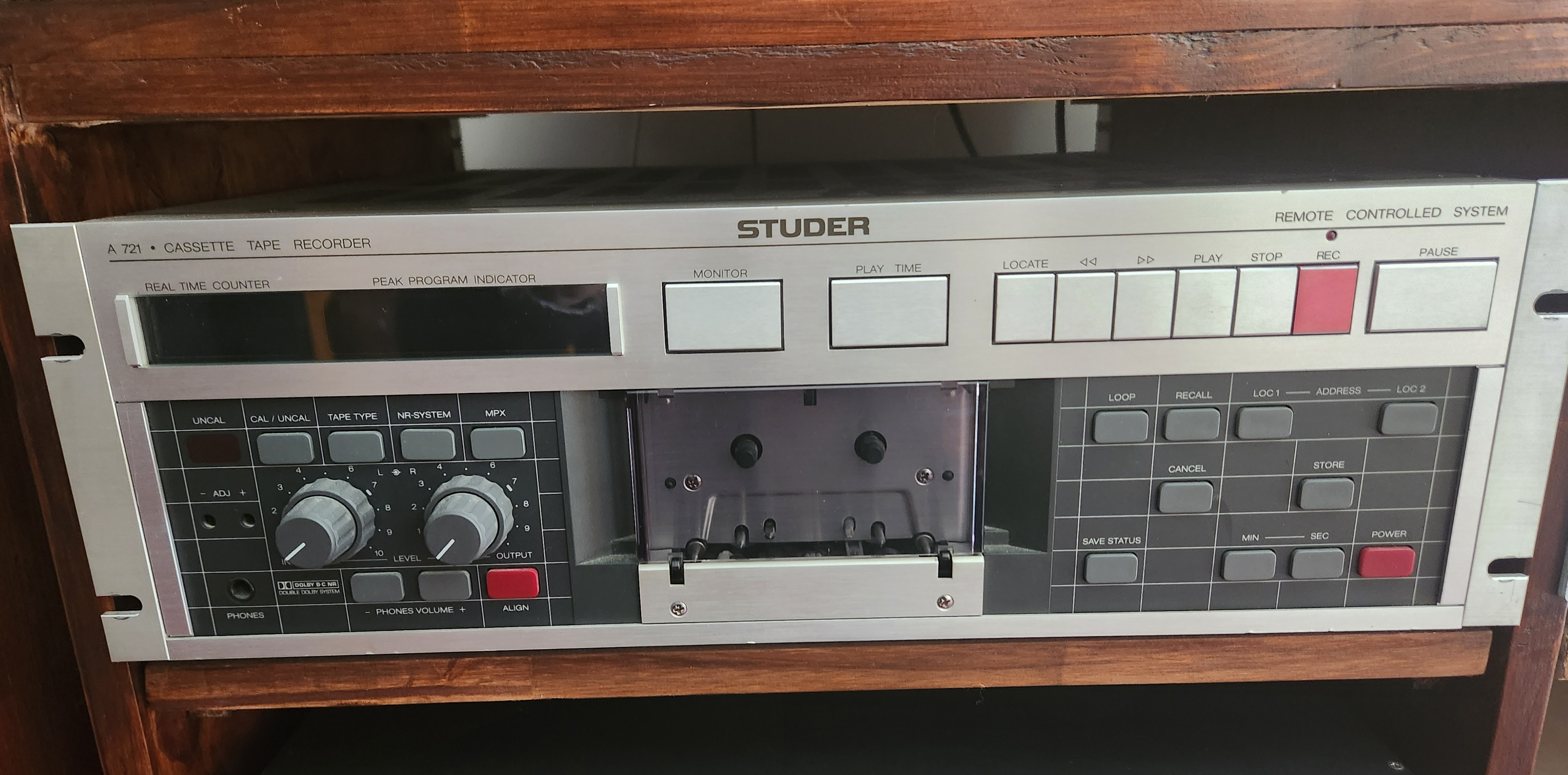 Studer A721 — Platine cassette professionnelle de studio