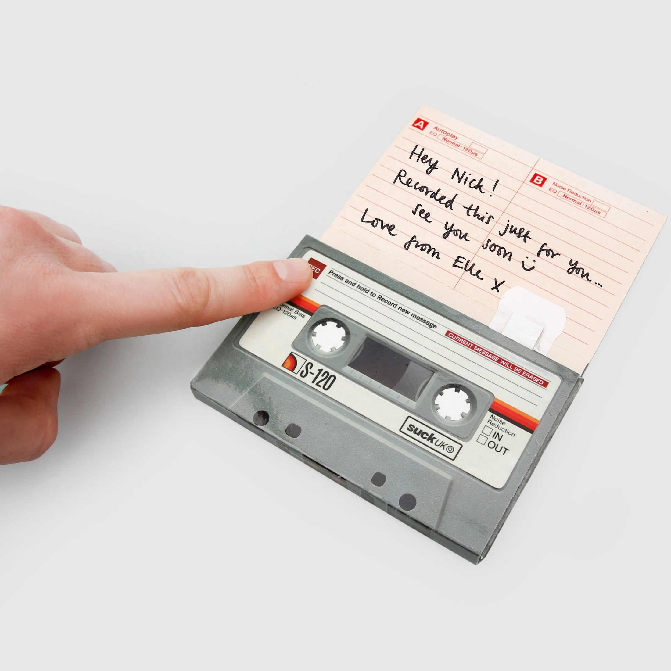 8.4. Enregistreur vocal carte de voeux K7 - Send A Sound