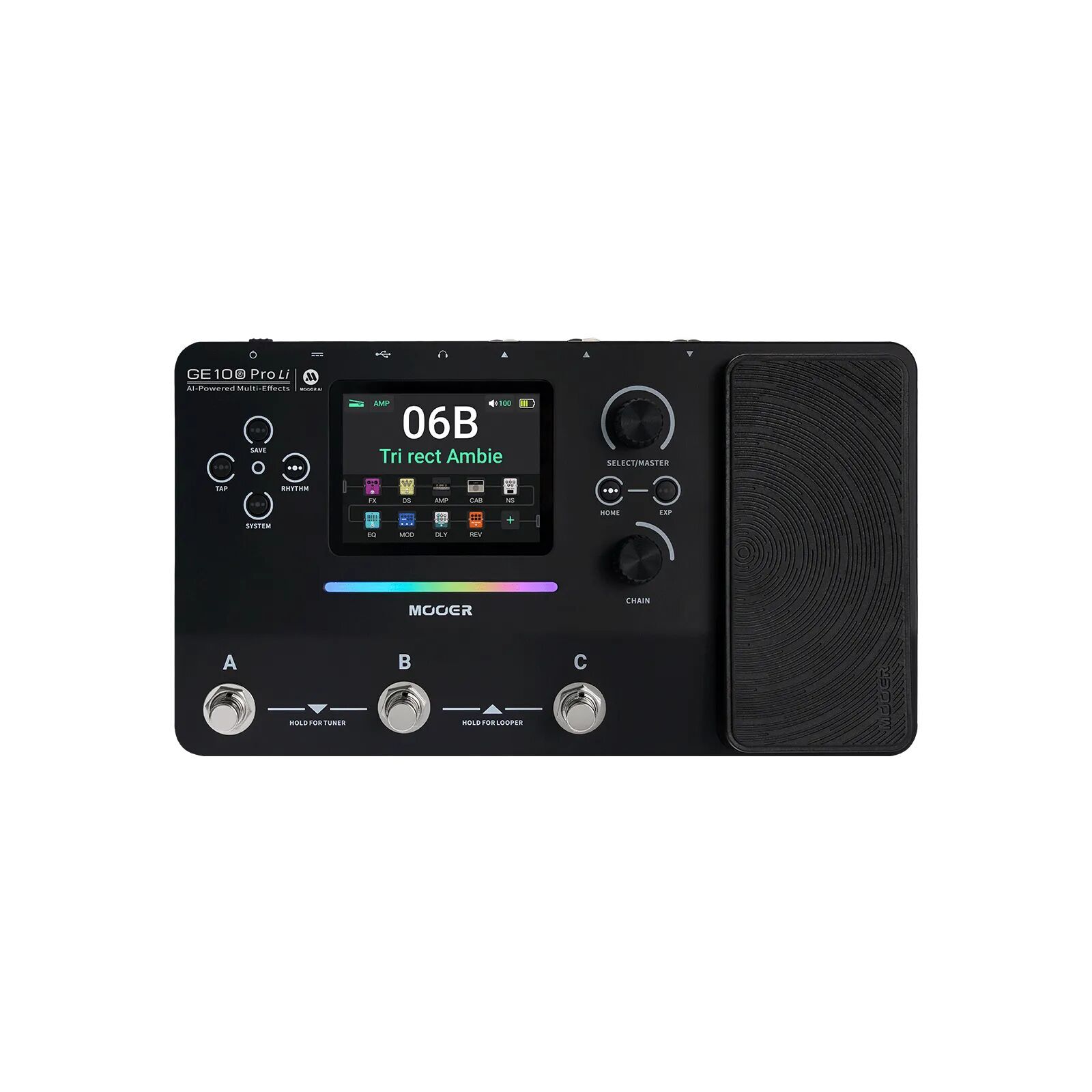 Mooer GE100 Pro Li : GE100 Pro Li