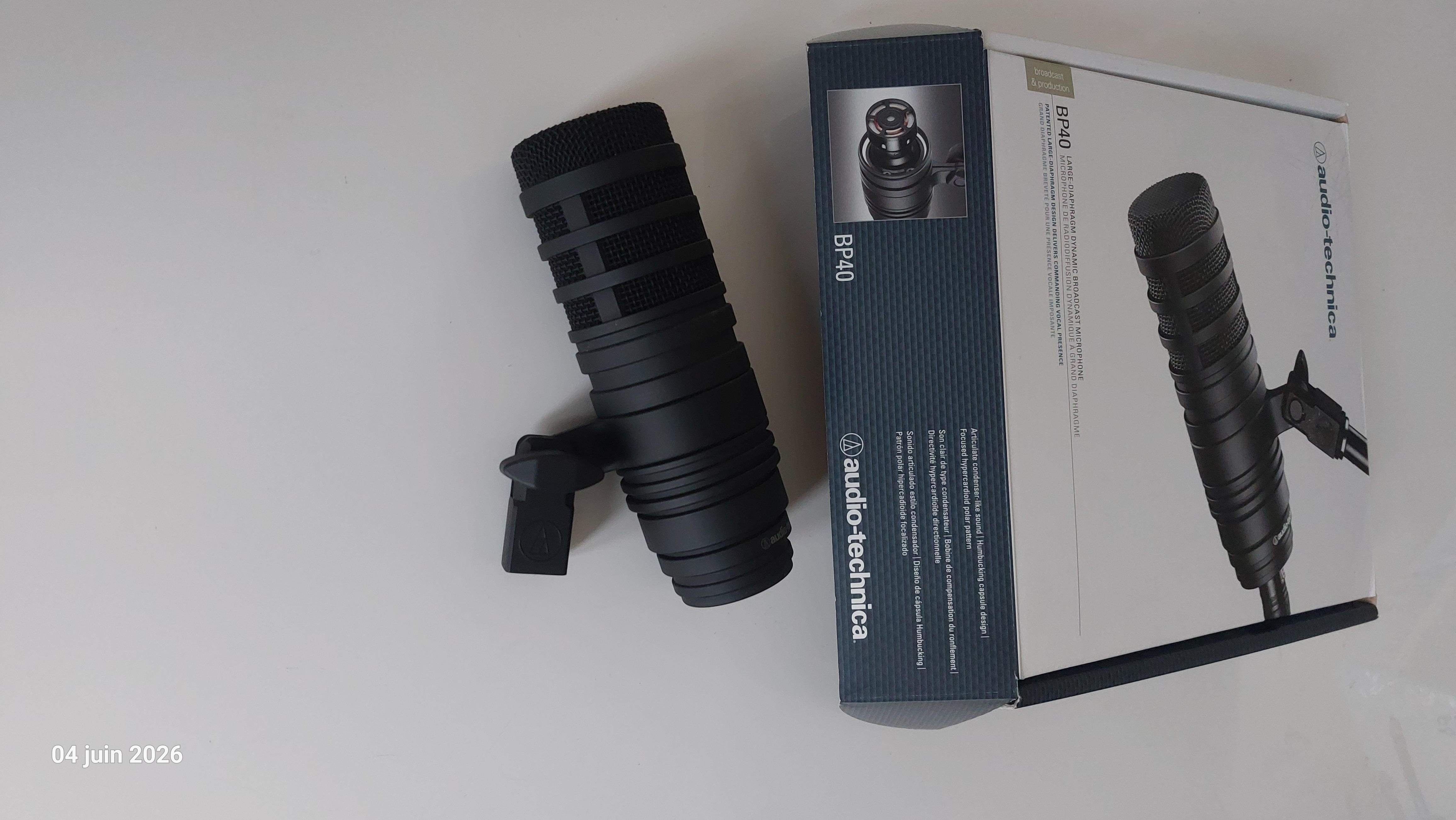 Vends Micro dynamique  Bp40 Audiotechnica 