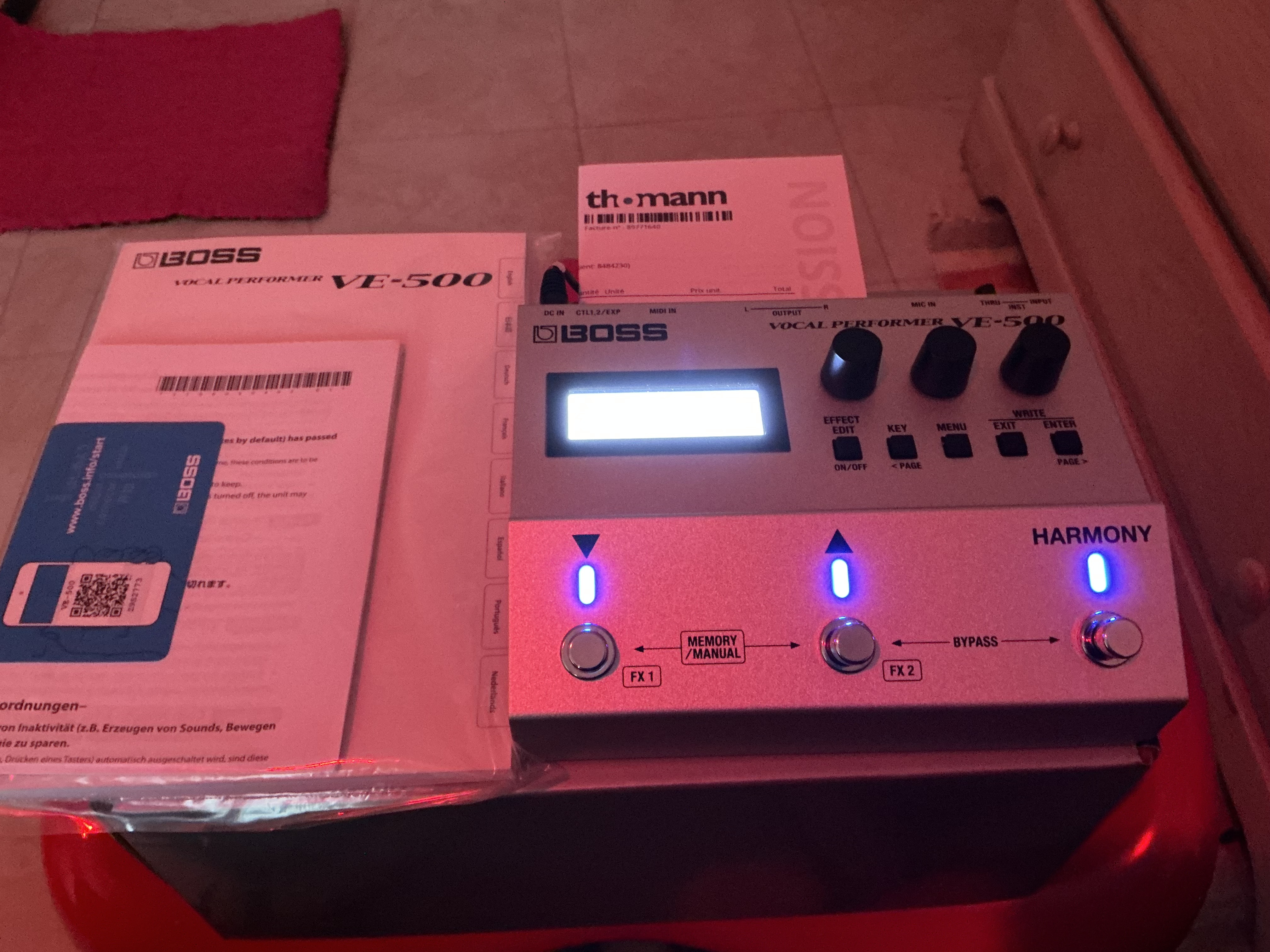 Vends Boss VE-500 Vocal Performer (Sur Paris)