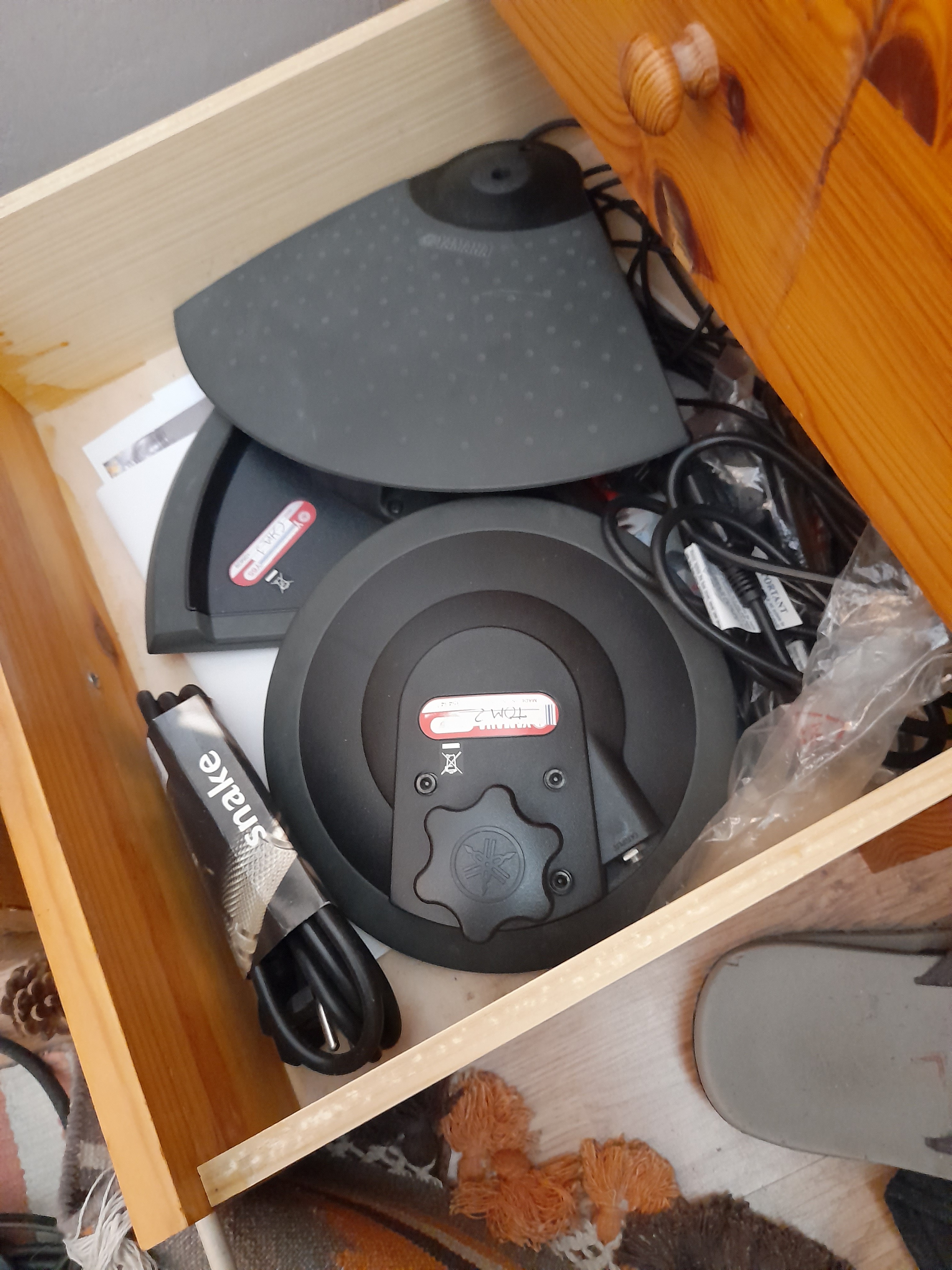   1 pad mono et deux pads cymbales Yamaha à vendre