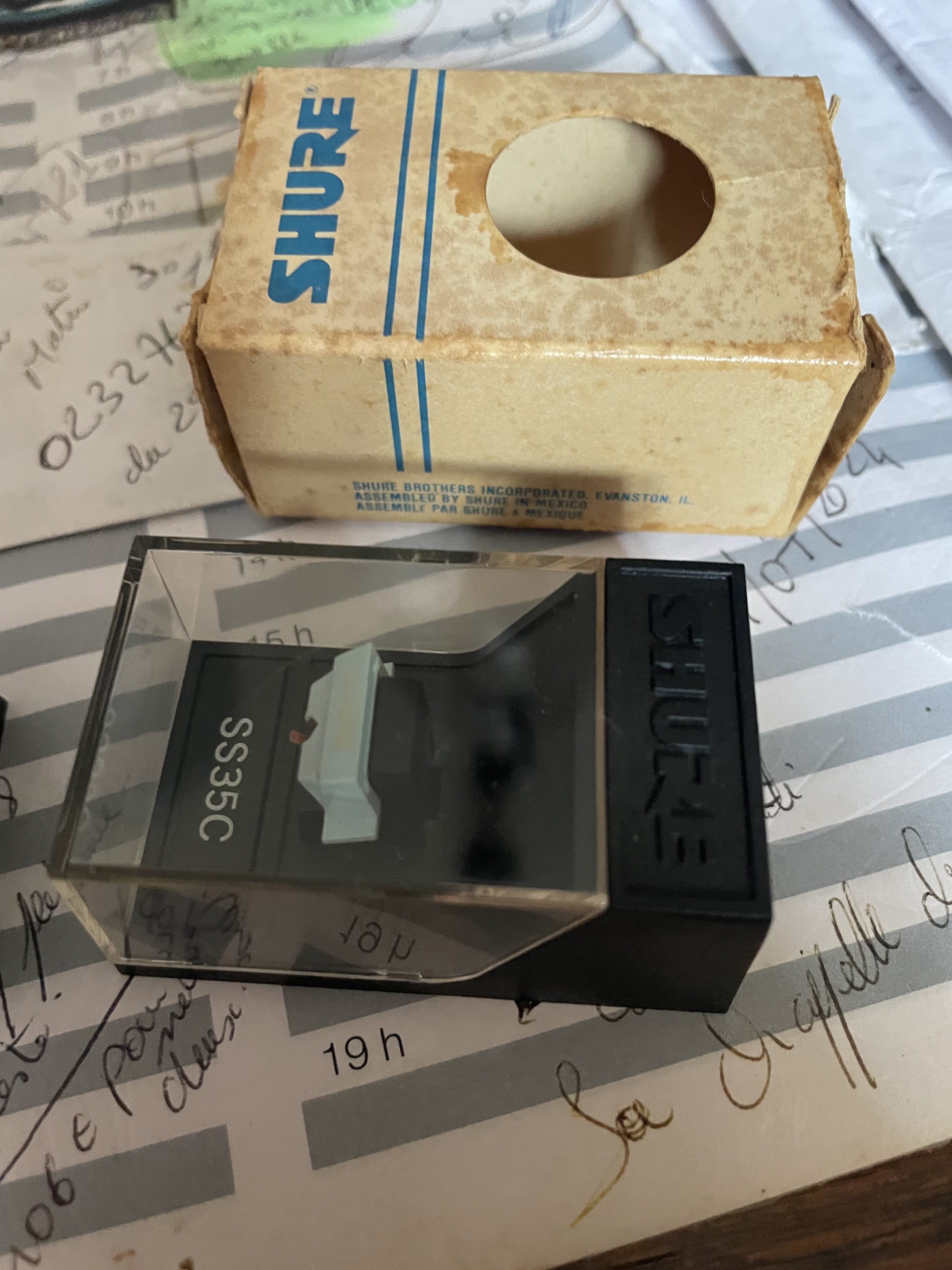 Vends diamants shure ss35c