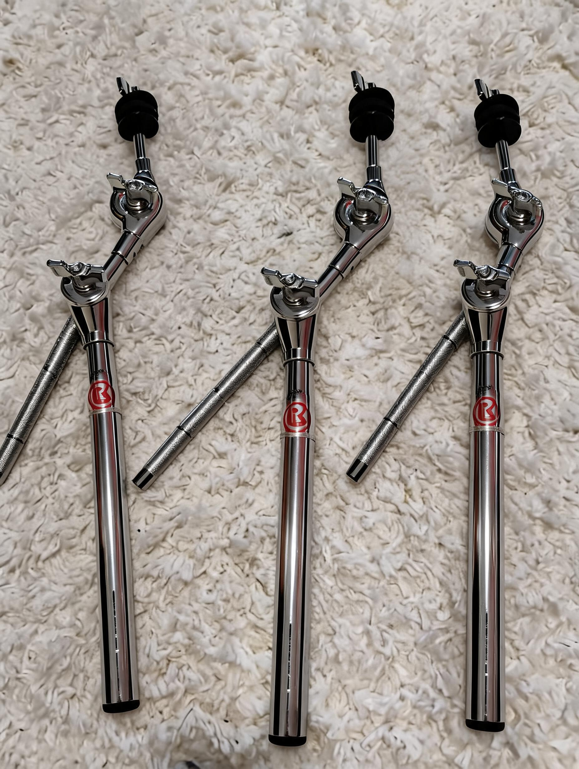 Lot 3x Perches Cymbale Gibraltar 