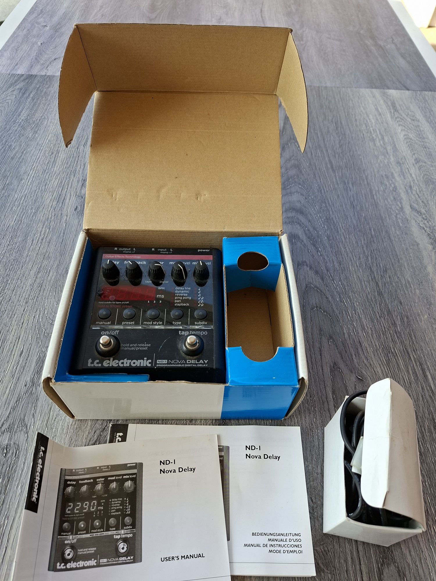 Vends pédale NOVA DELAY  