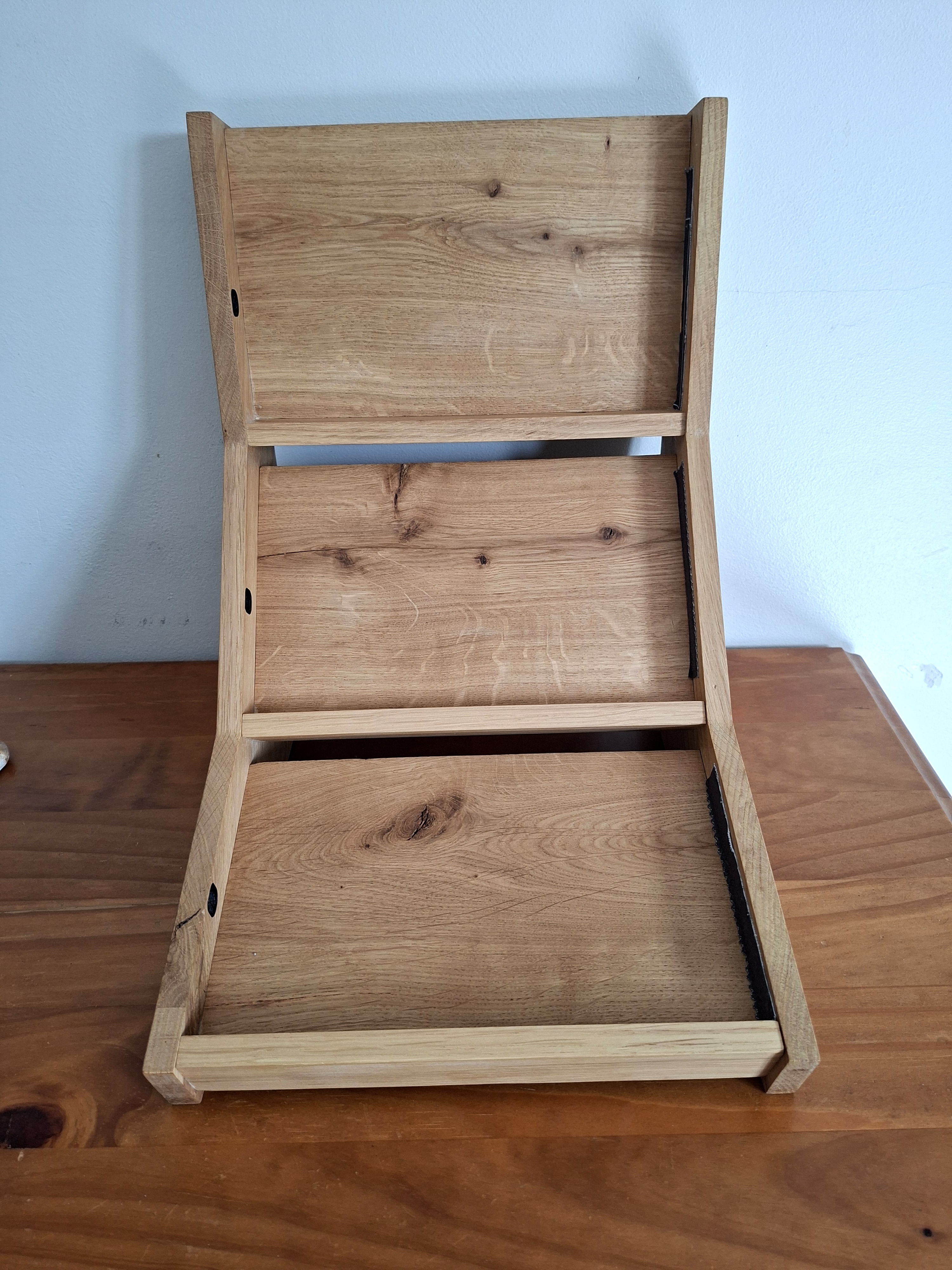 Vends stand en chêne pour Make Noise 0-Coast/Strega/0-CTRL