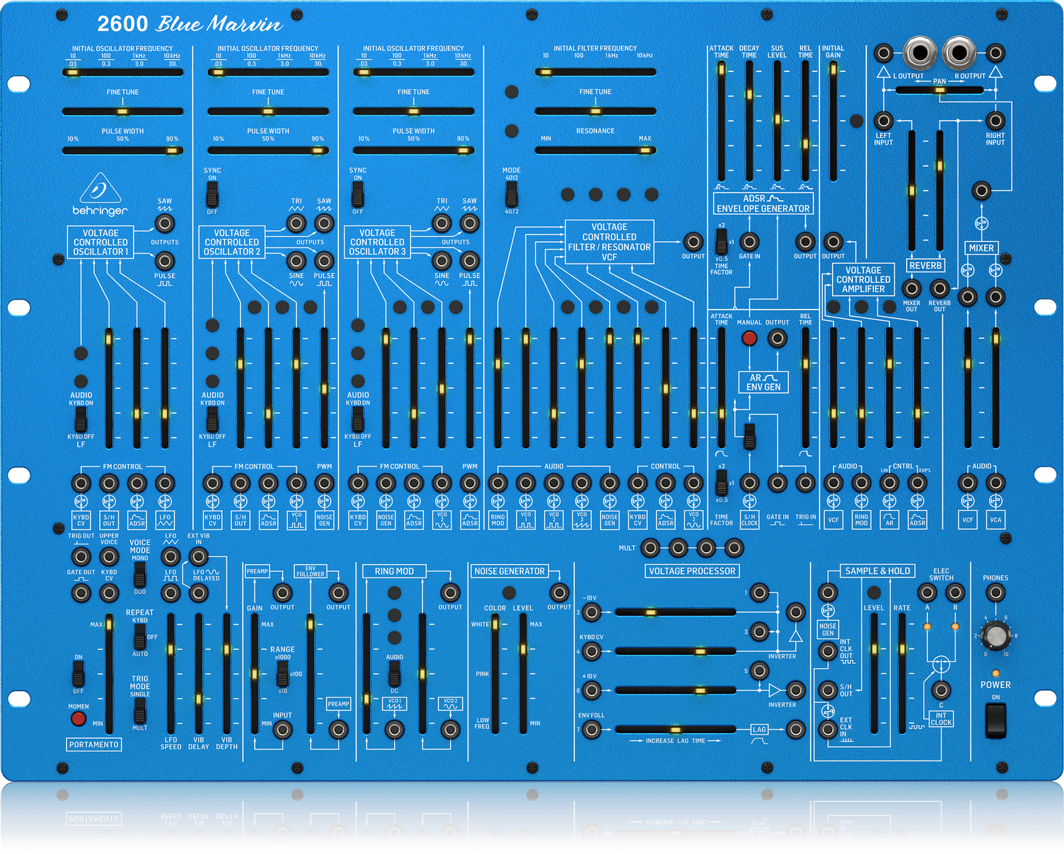 Behringer 2600 blue Marvin
