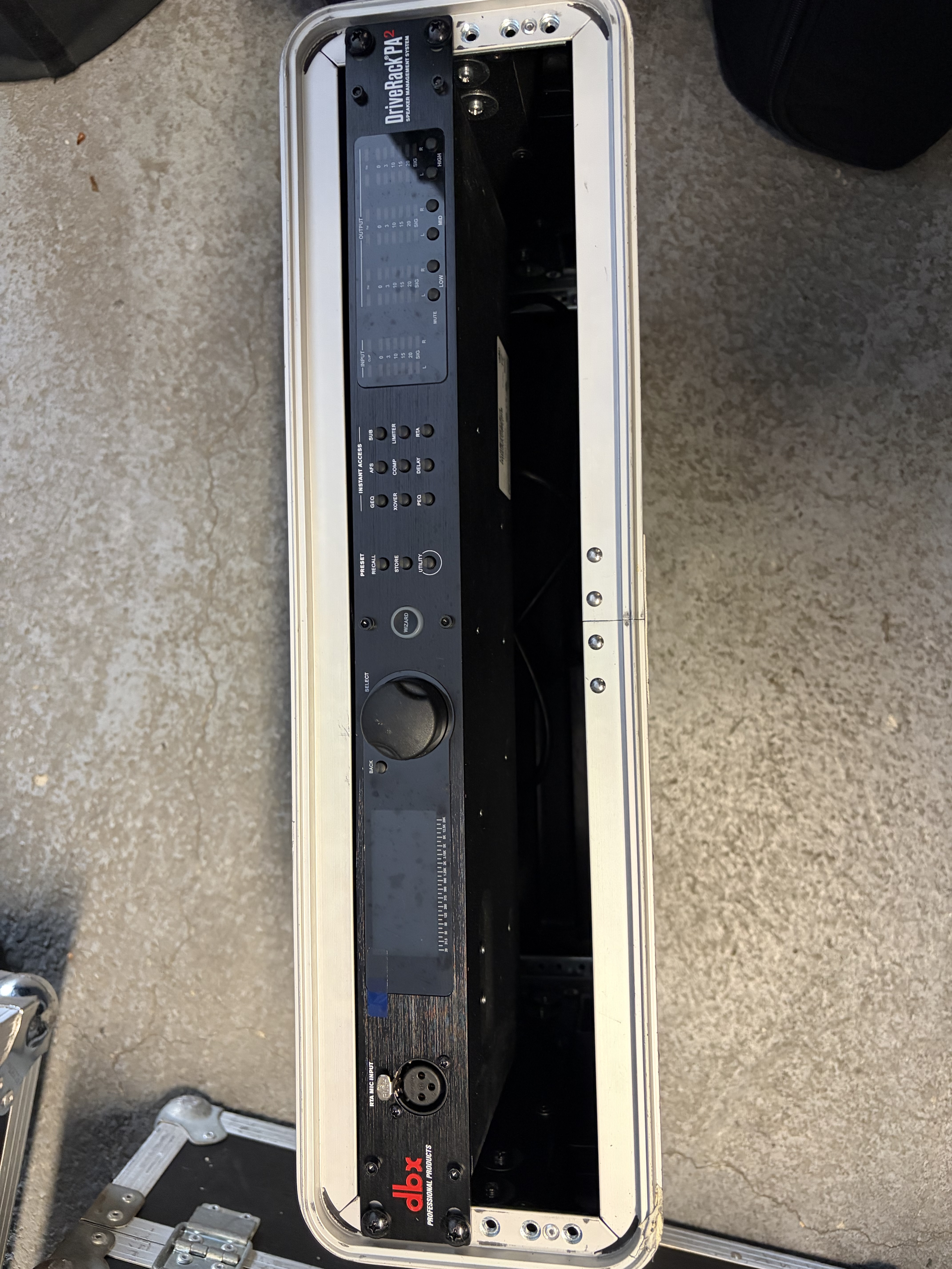 Vends DBX DriveRack PA2 avec flight