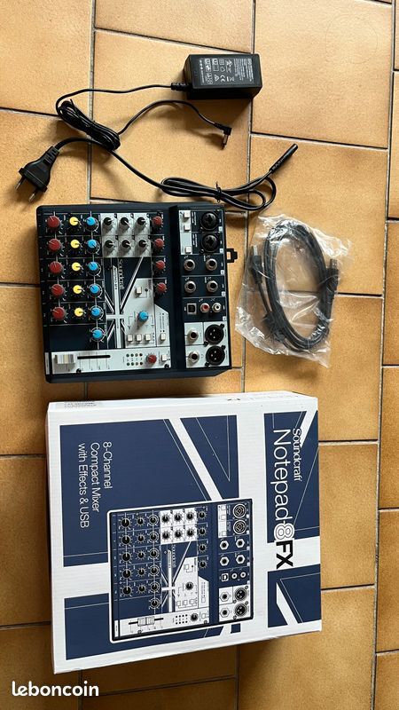 Soundcraft Notepad 8fx etat neuf