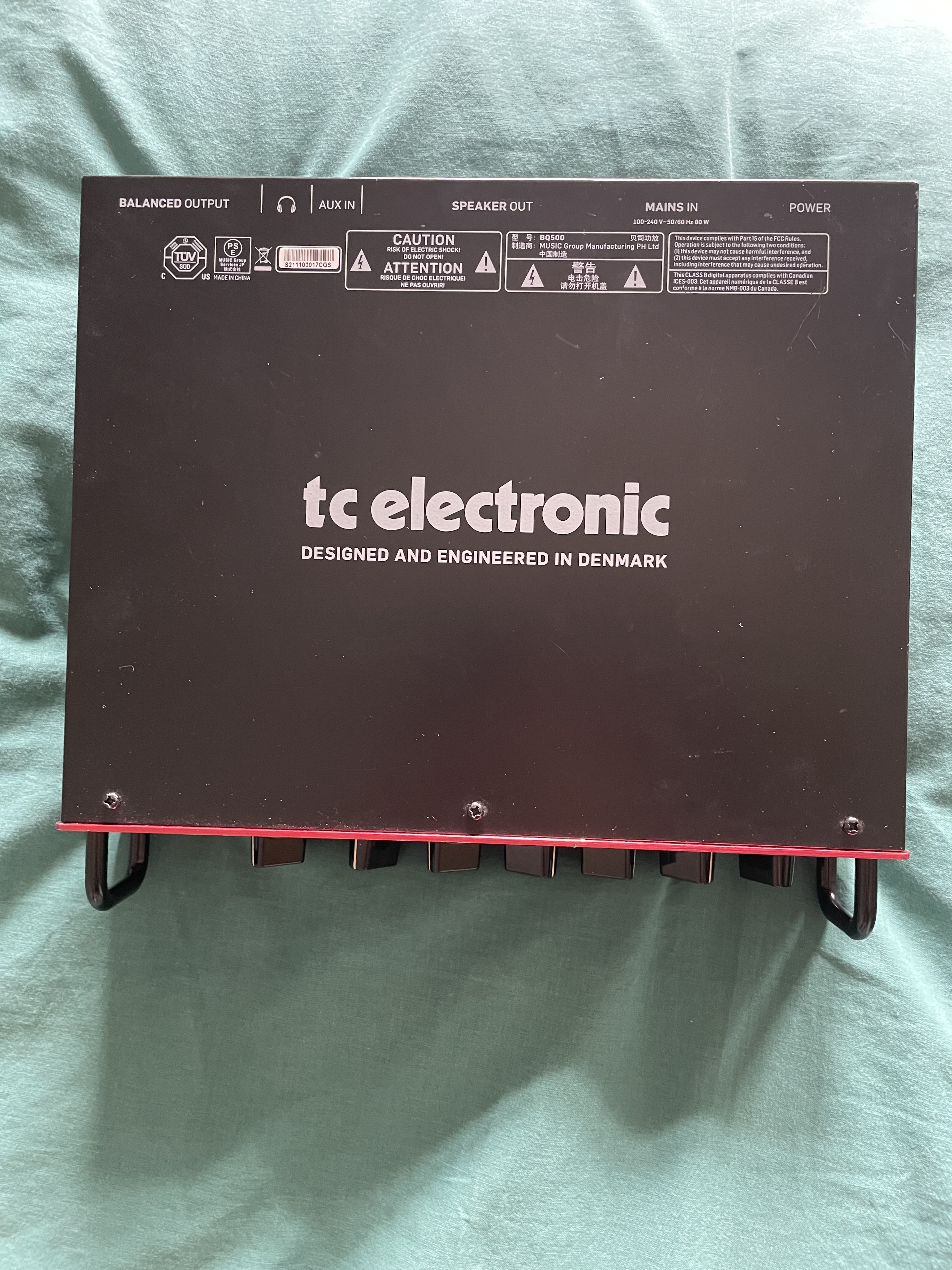 Vends tête TC Electronic BQ500