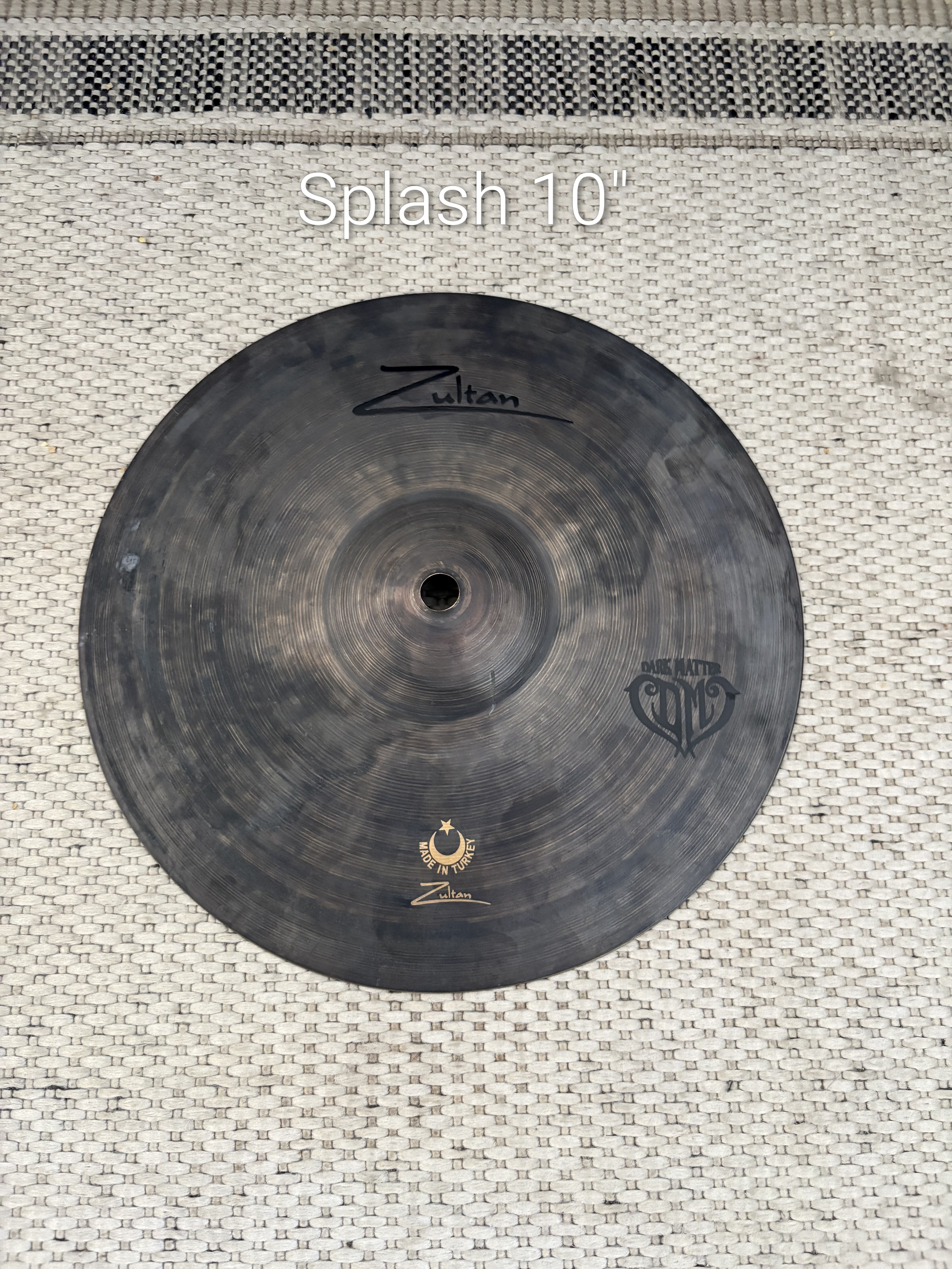 Pack de cymbales Zultan Dark Matter + Housse de transport