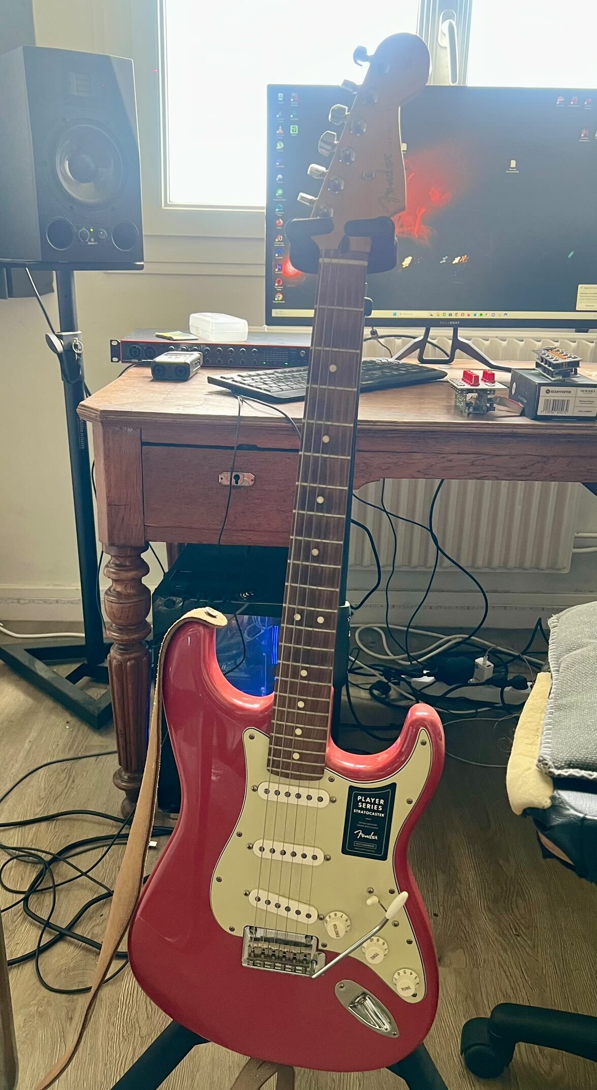 FENDER Player Stratocaster Ltd fiesta red (ouvert aux échanges)