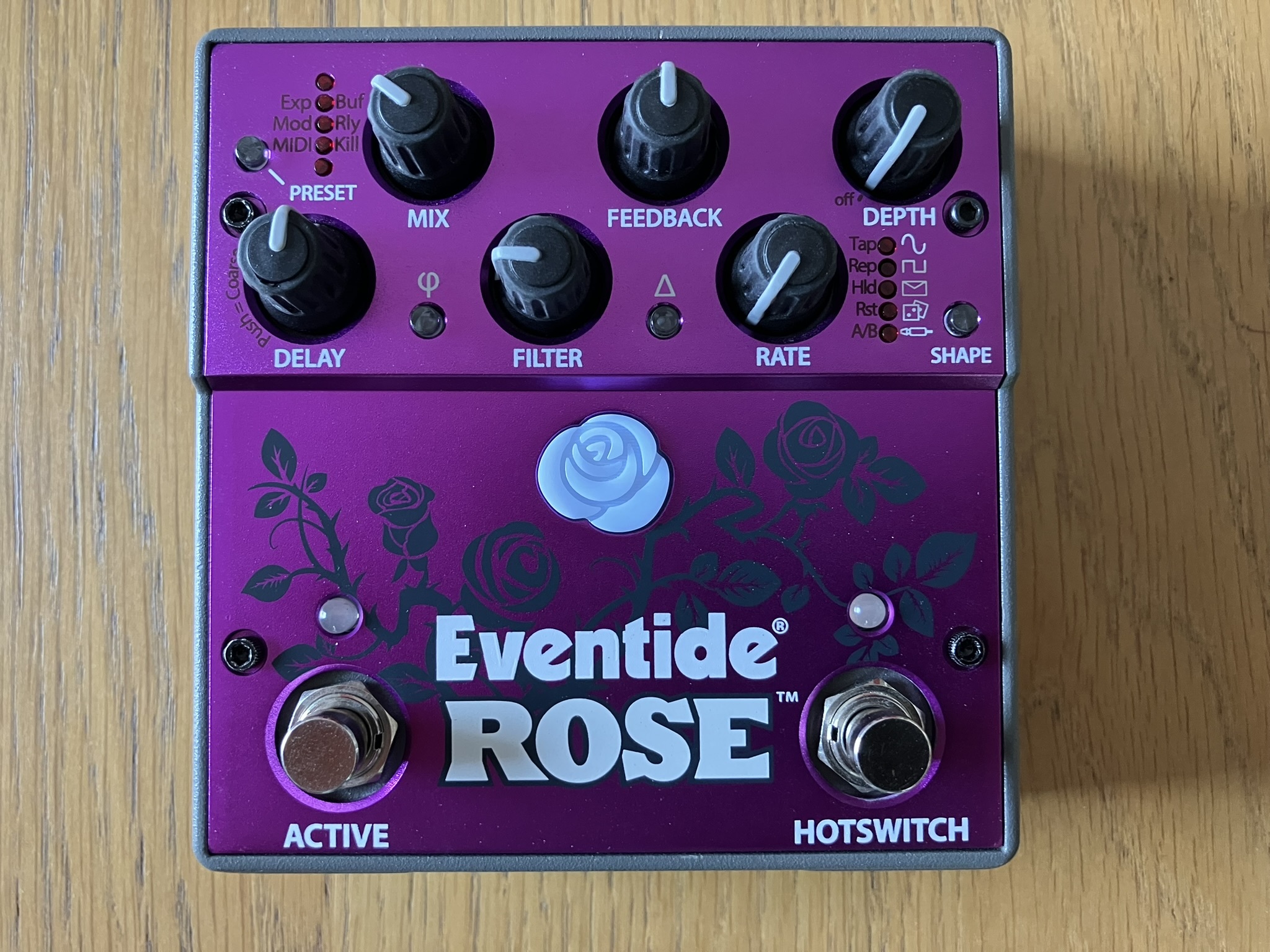 Vends Delay Eventide Rose