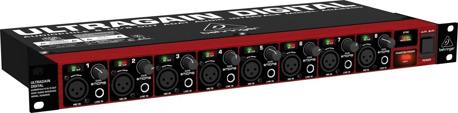Ultragain Digital ADA8200 Behringer