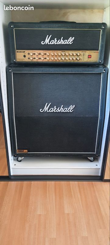 Preampli Marshall AVT 150H et ampli Marshall Lead 1960