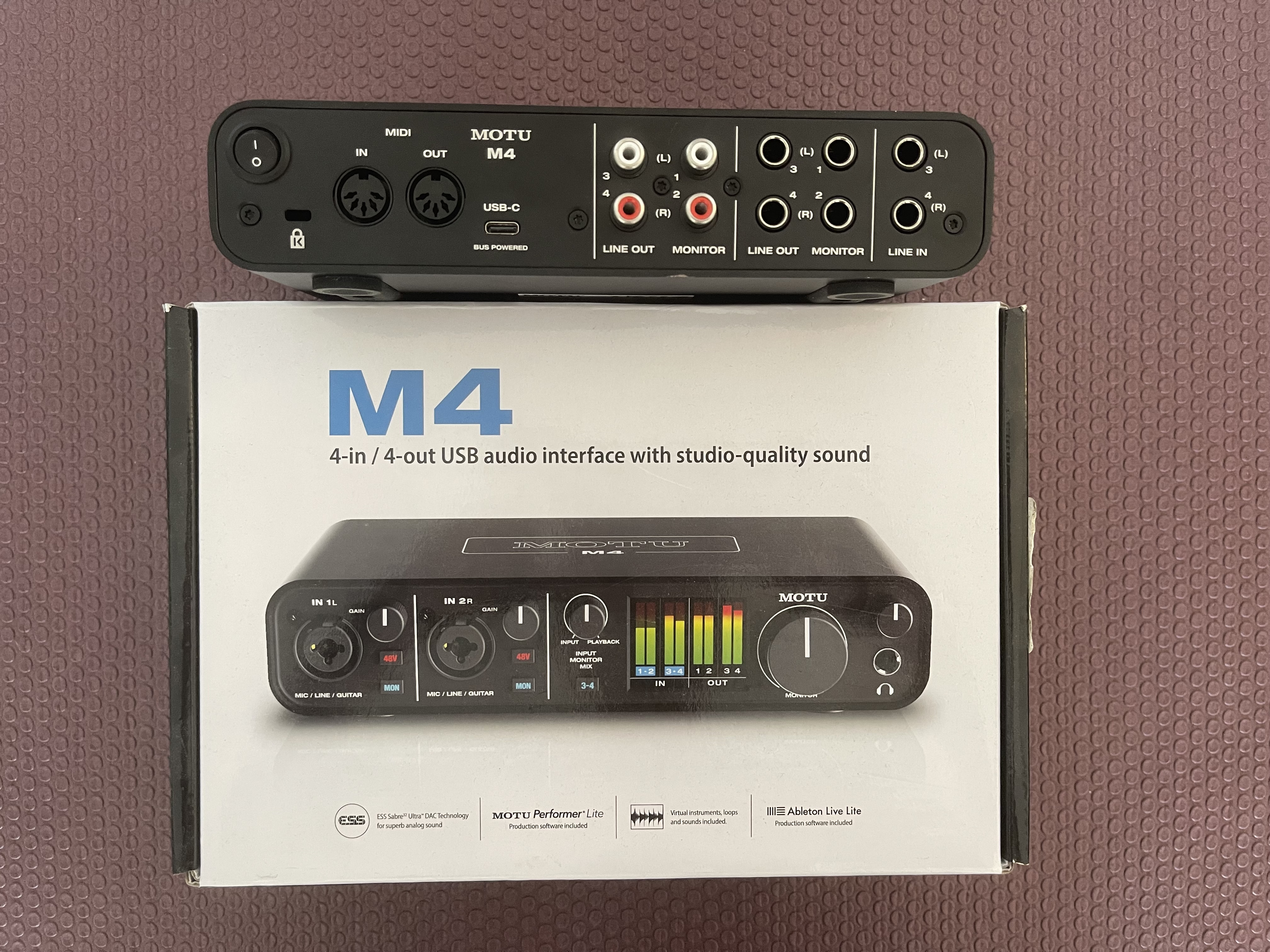 MOTU M4 Interface audio USB-C – Excellent état