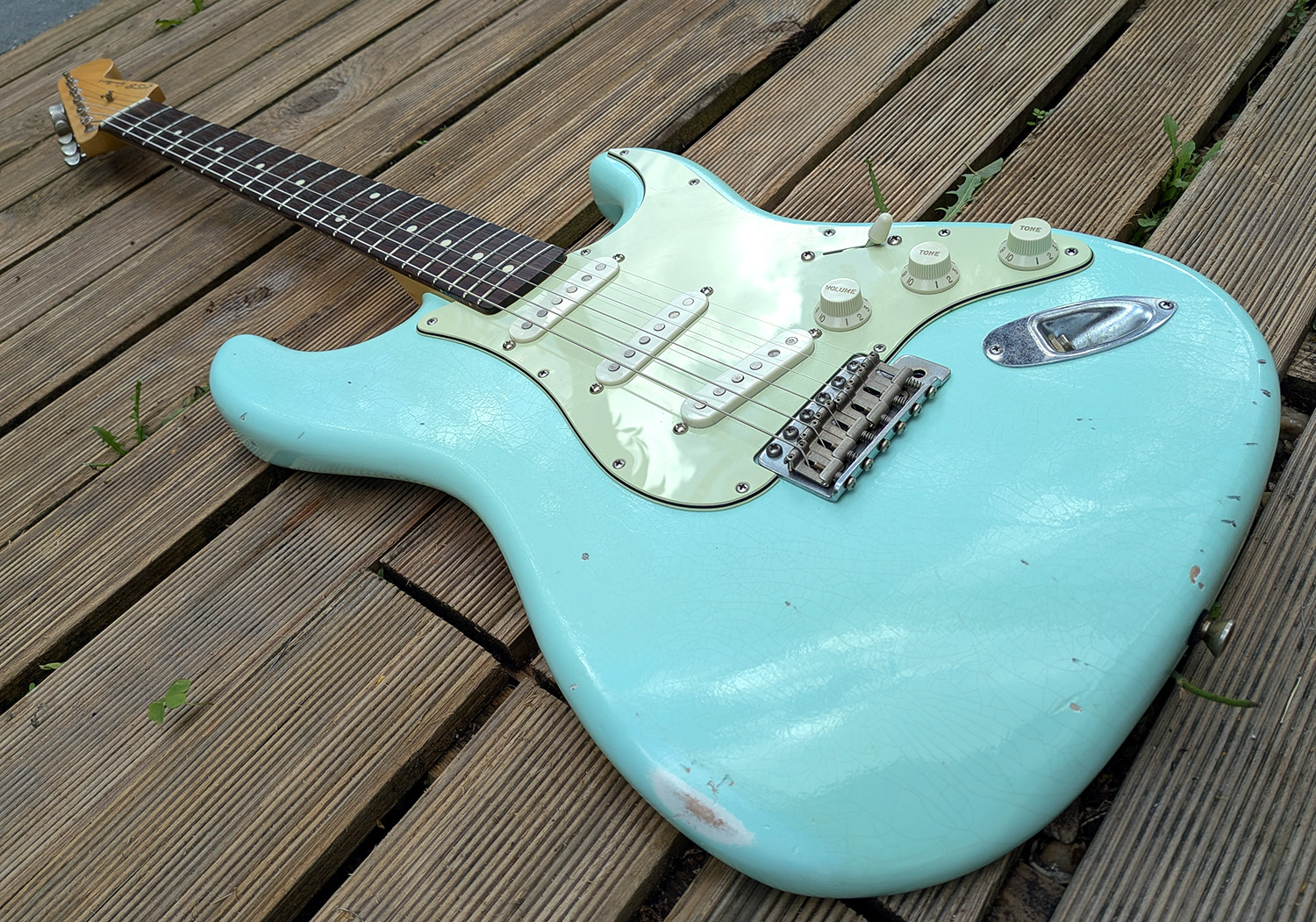 Stratocaster CSB Surf Green