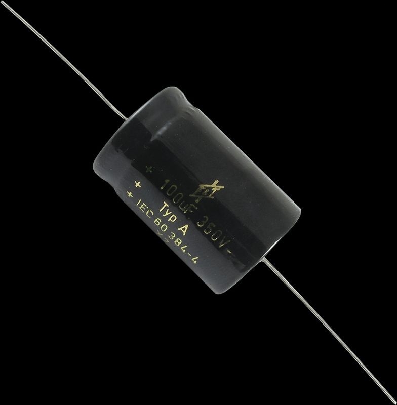 Audiophile / 2 x Condensateur / F&T Electrolytic / Typa A / Series Axial / 100uF / 350V / Art Audio