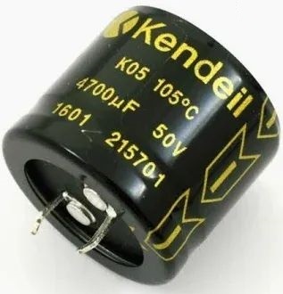Audiophile / 2 x Condensateur / Kendeil / Serie K05 / 4700uF / 50V / Art Audio