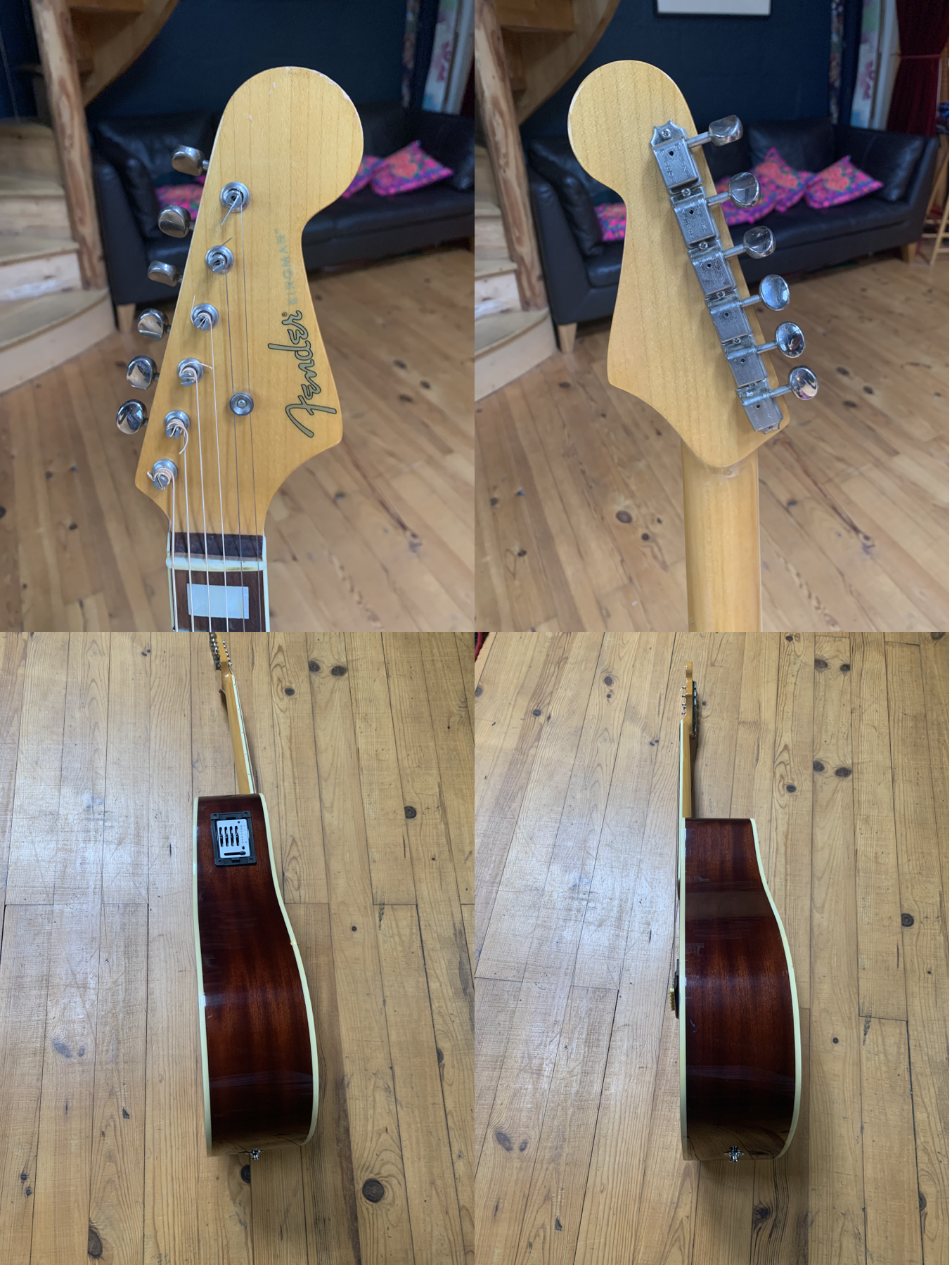 guitare FENDER KINGMAN SCE NAT 02