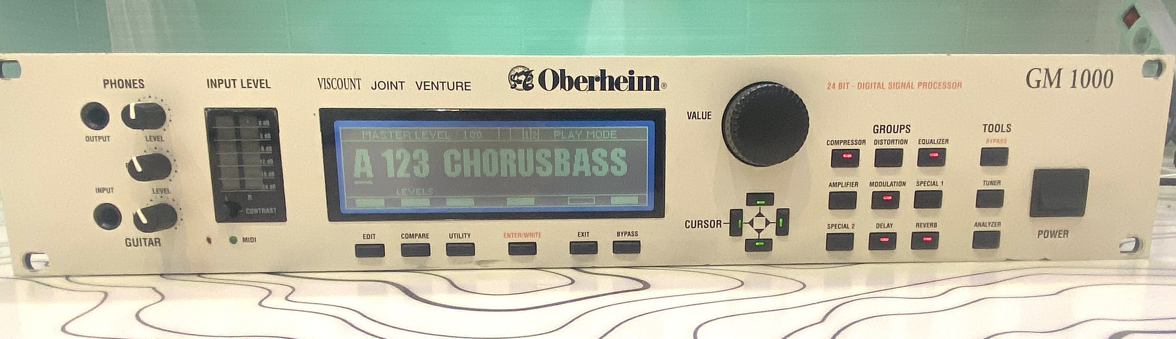 multi effets OBERHEIM GM1000+ FS1000 - 100% fonctionnel 