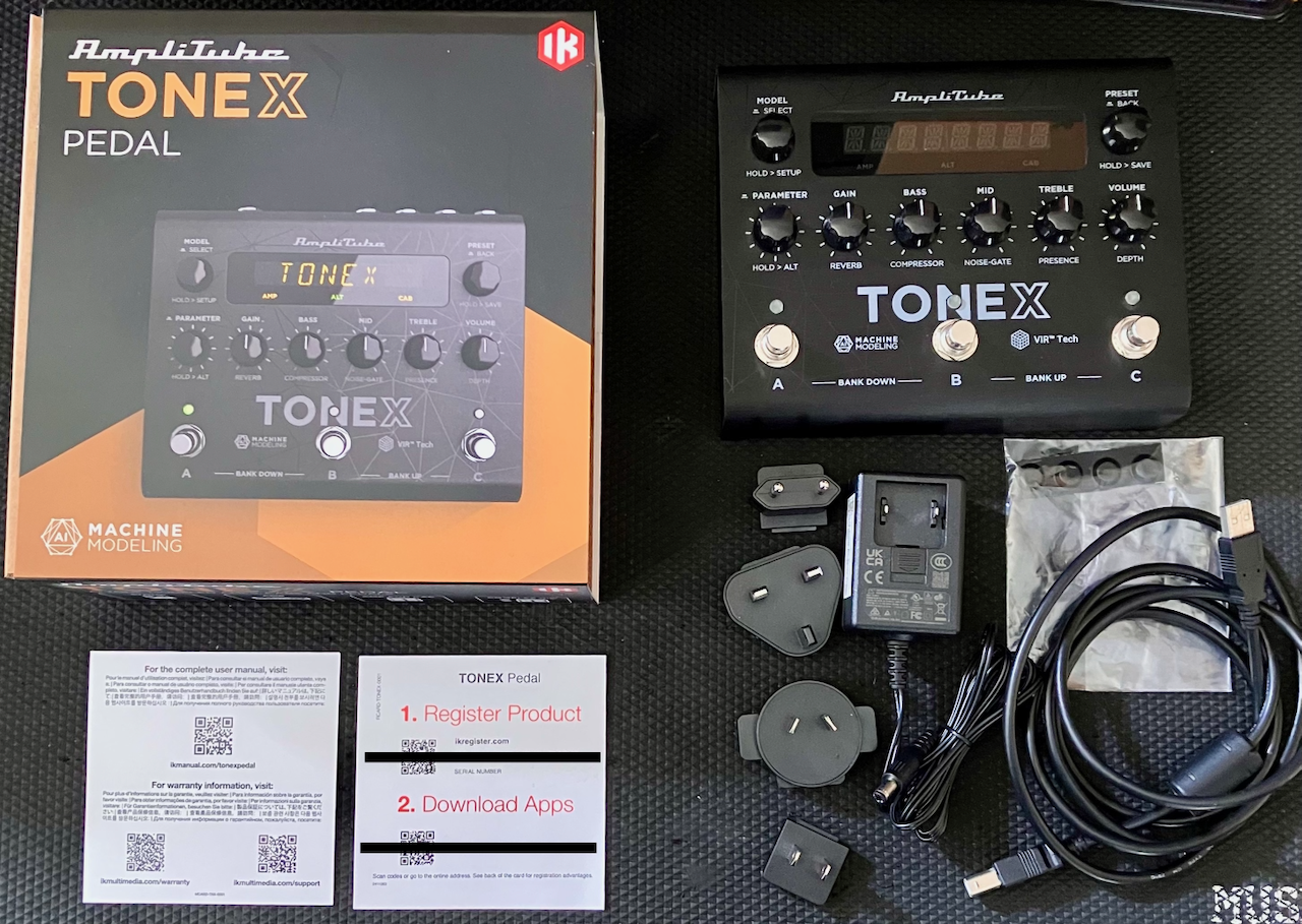 Vends TONEX Pedal + TONEX MAX + Mesa Reference Collection incluses + boîte et accessoires d'origine – Excellent état