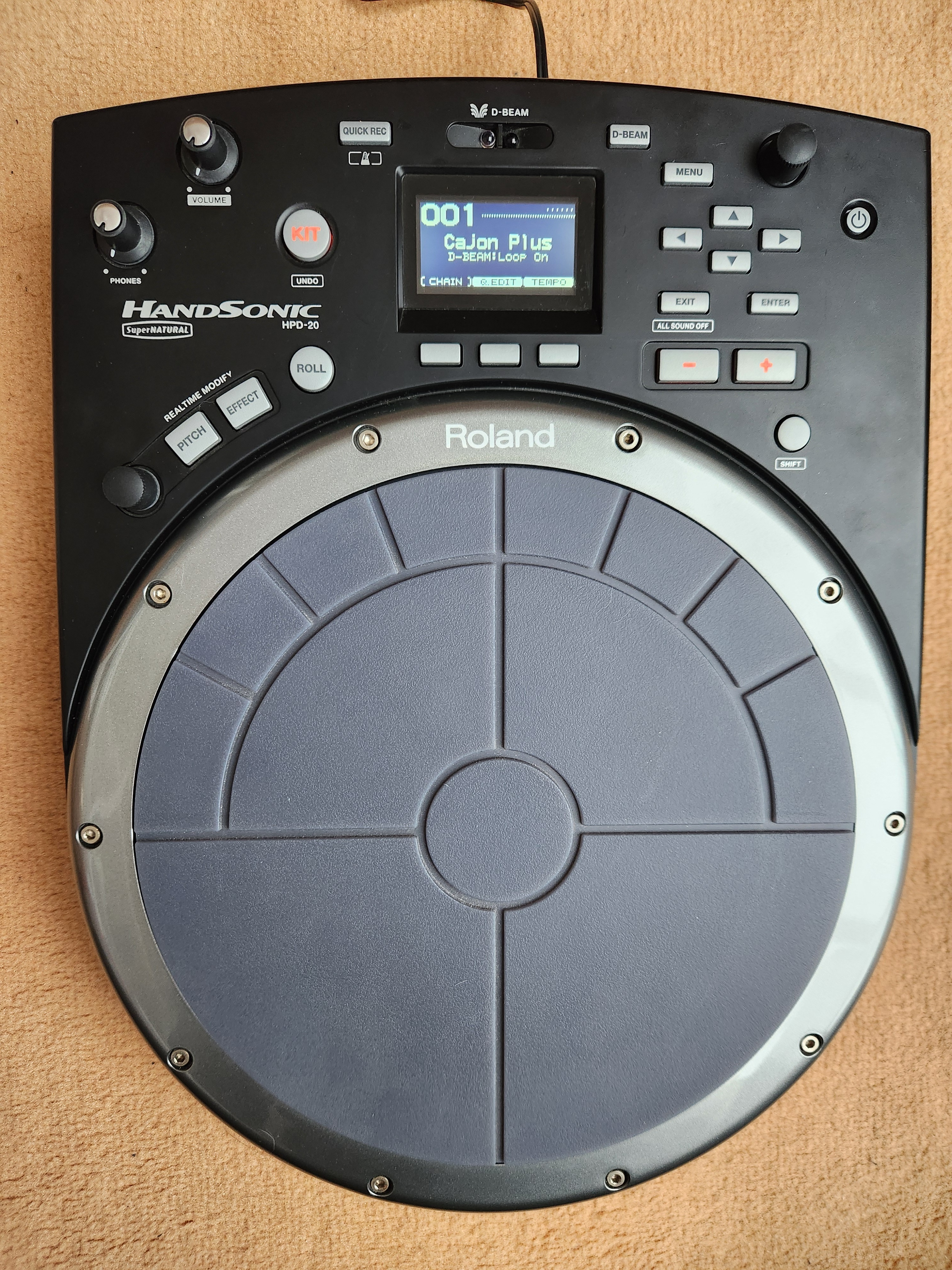 Percussion électronique Roland HPD-20 Handsonic pad