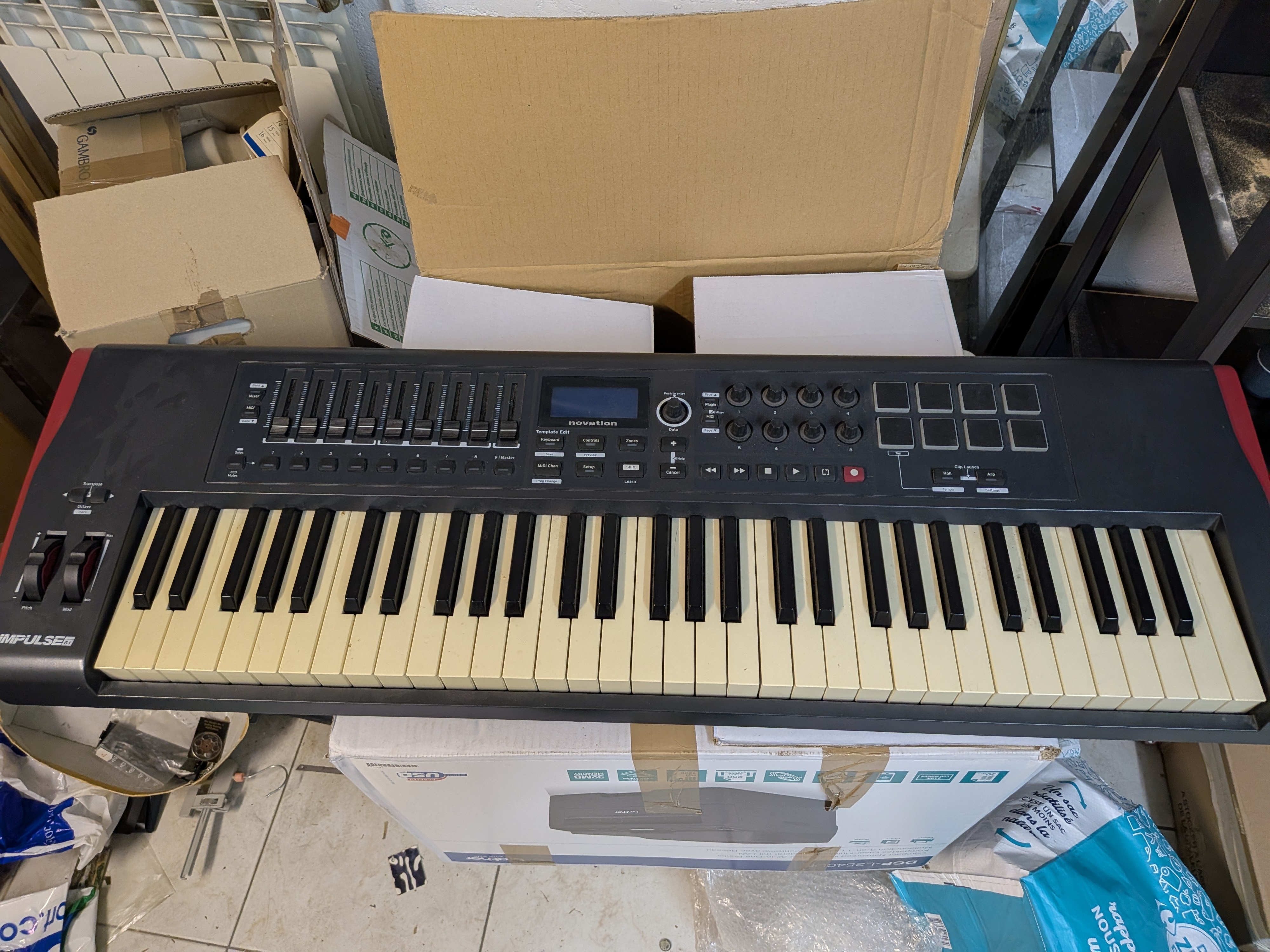 Clavier maître MIDI 61 touches Novation Impulse 61