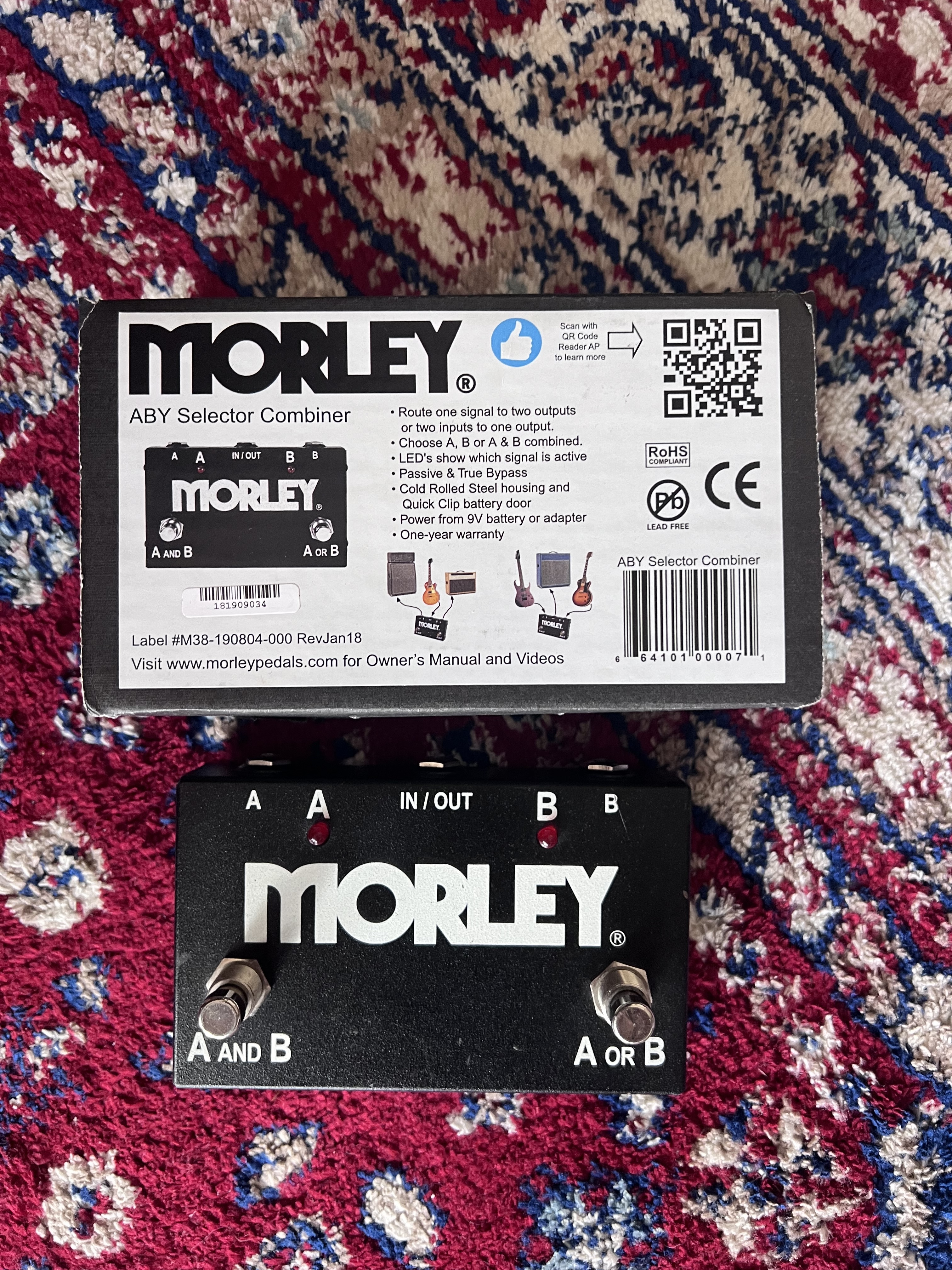 Morley ABY Switcher AB BOX