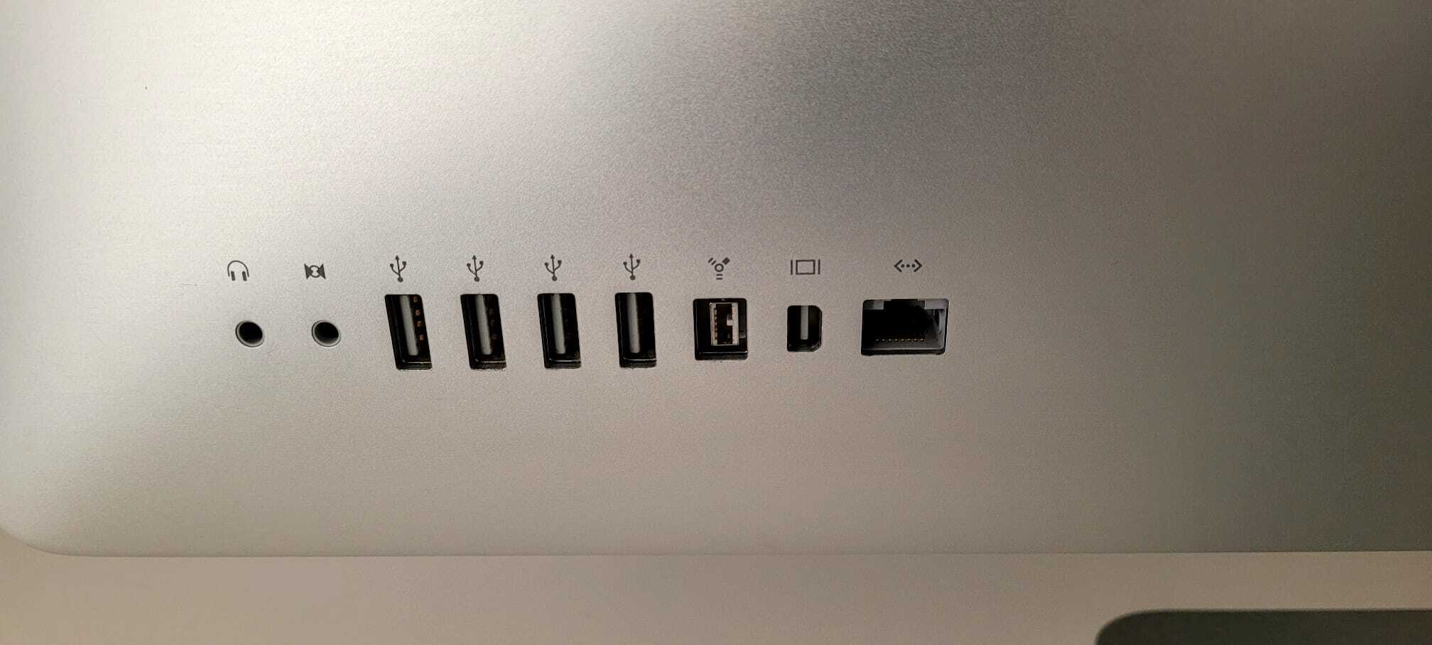 Connectiques Imac
