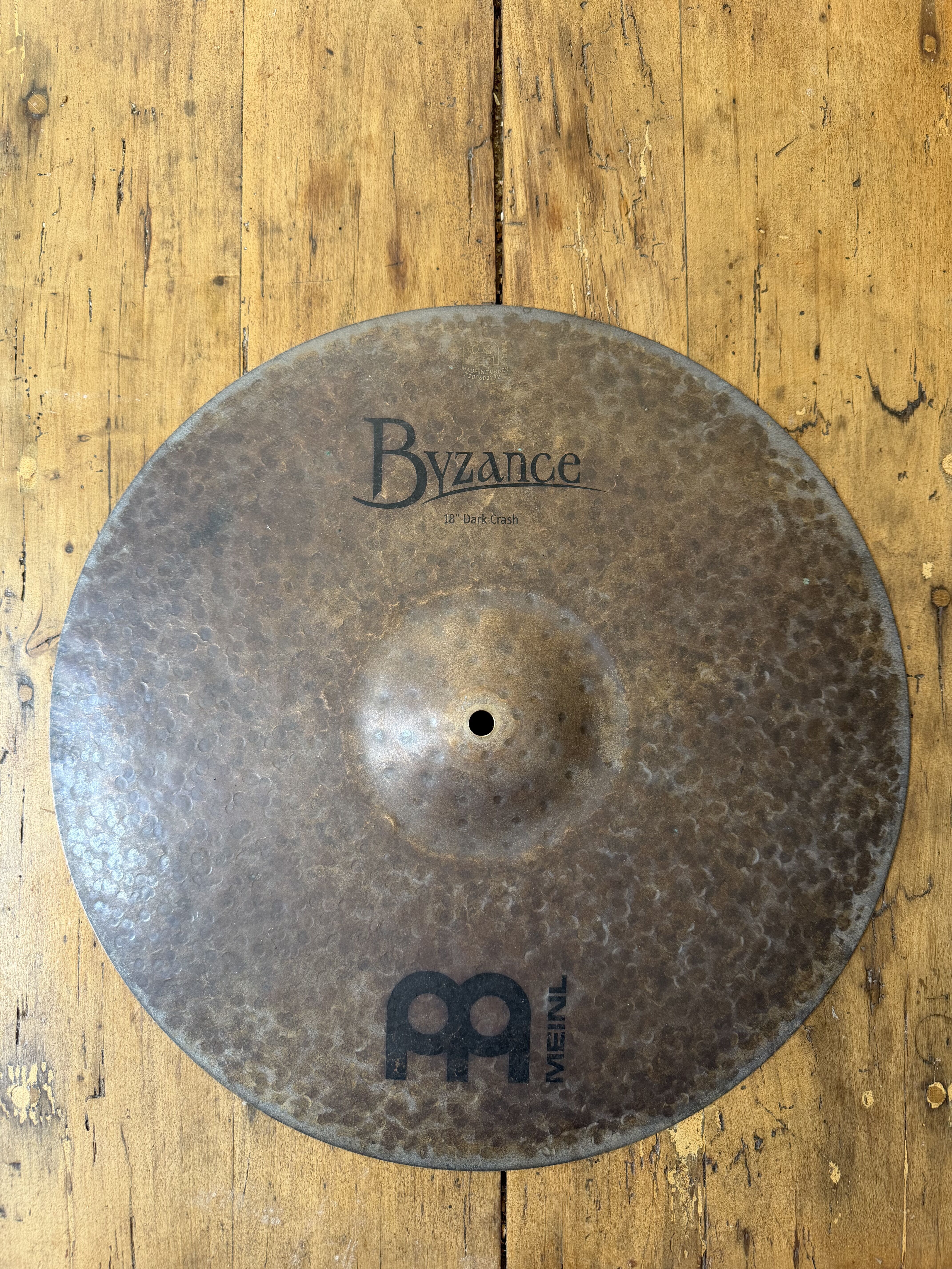 Cymbale Batterie Meinl 18" Byzance Dark Crash
