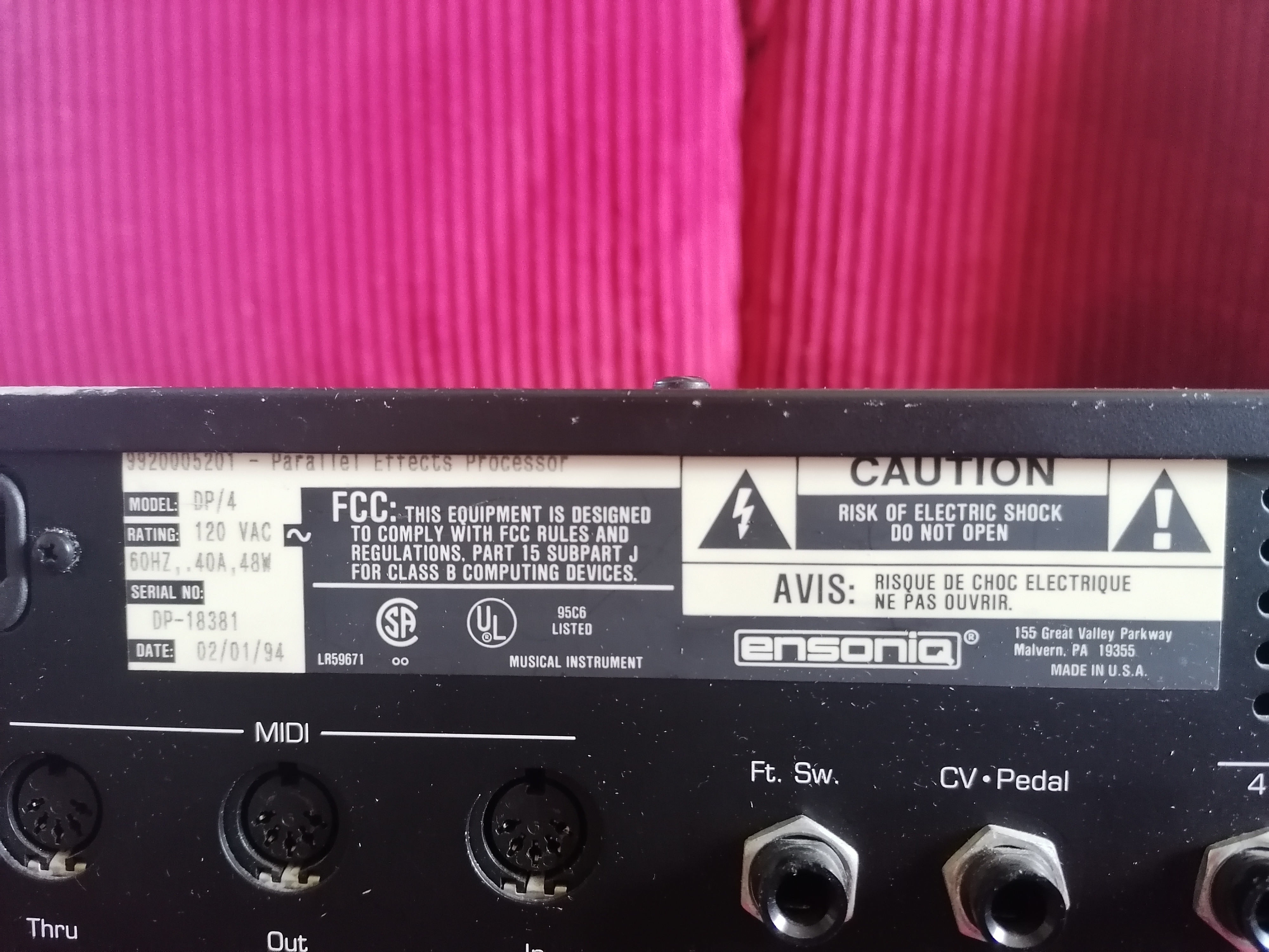 Ensoniq DP4 (87970)